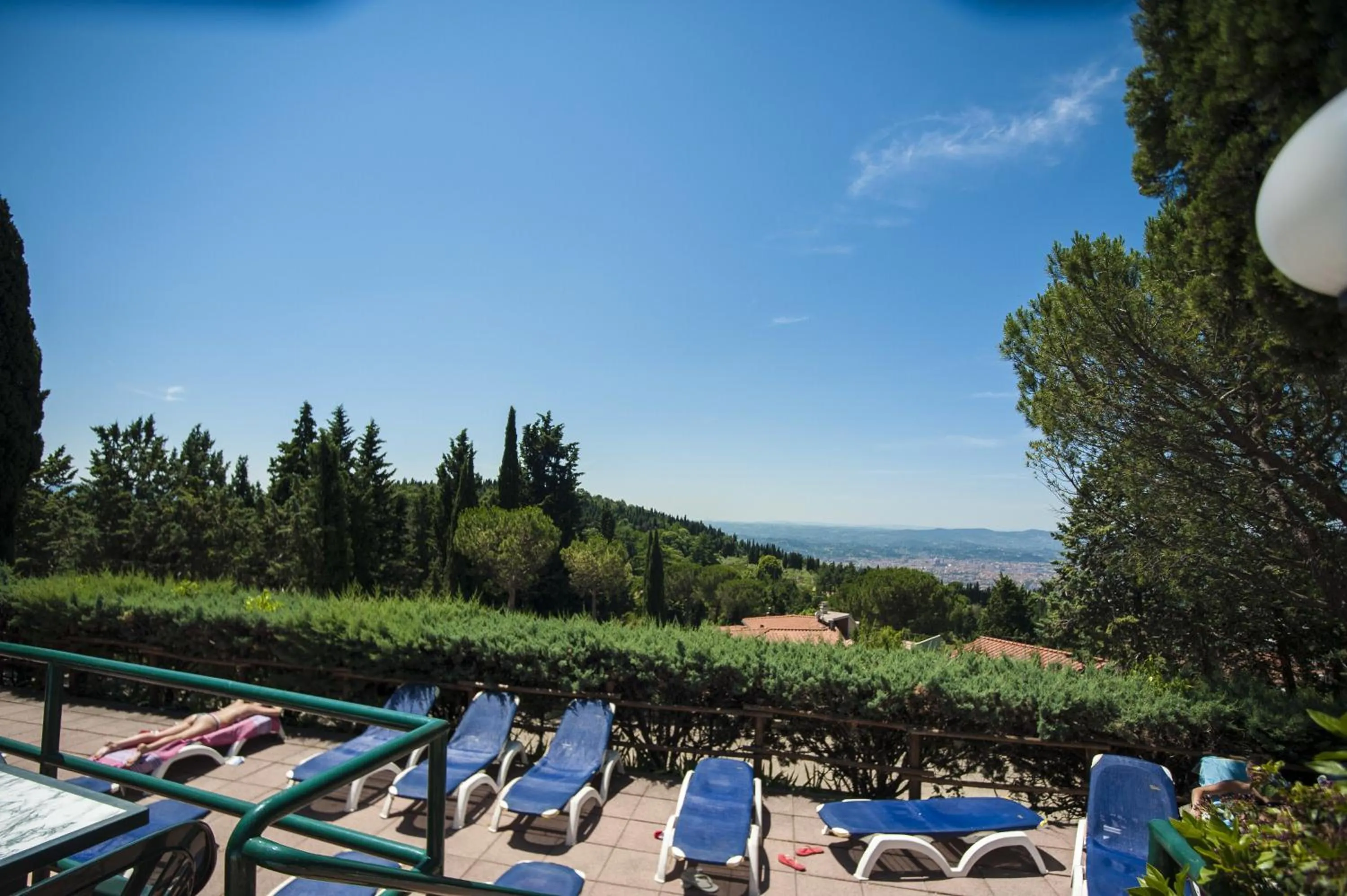Balcony/Terrace in Camping Village Panoramico Fiesole