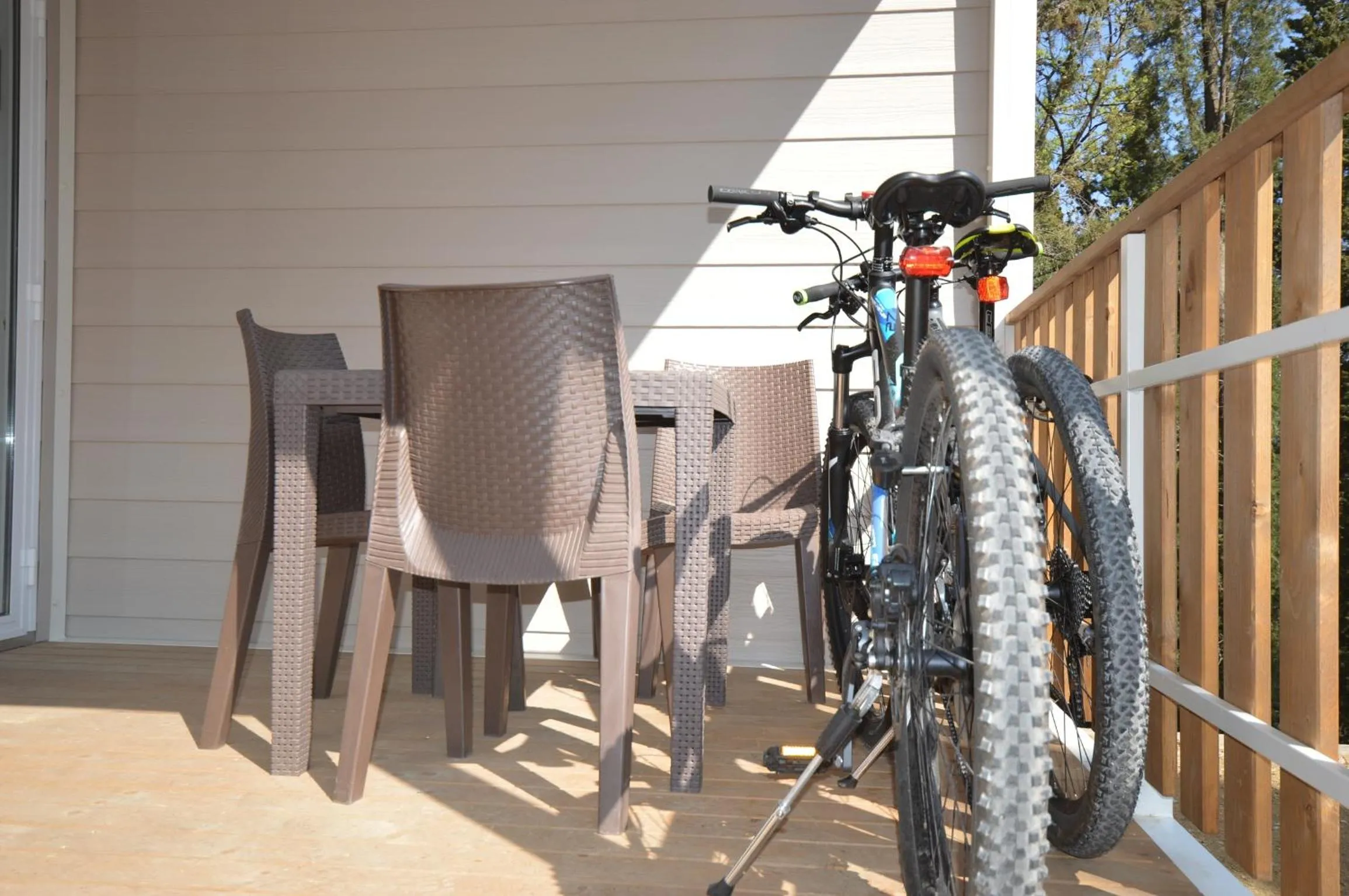 Balcony/Terrace in Camping Village Panoramico Fiesole