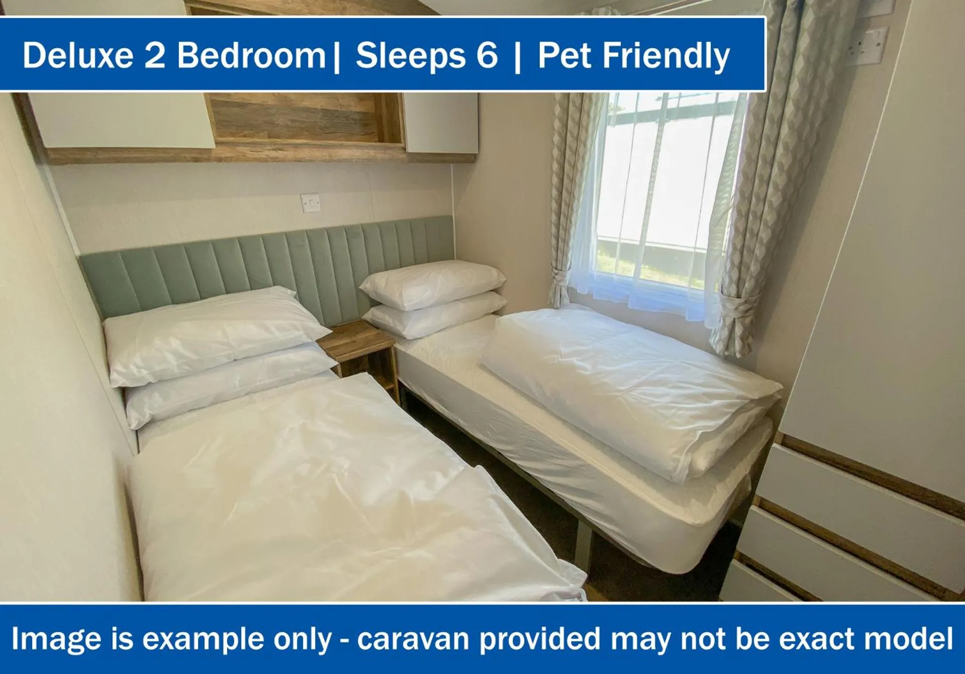 Bed in Crows Nest Caravan Park