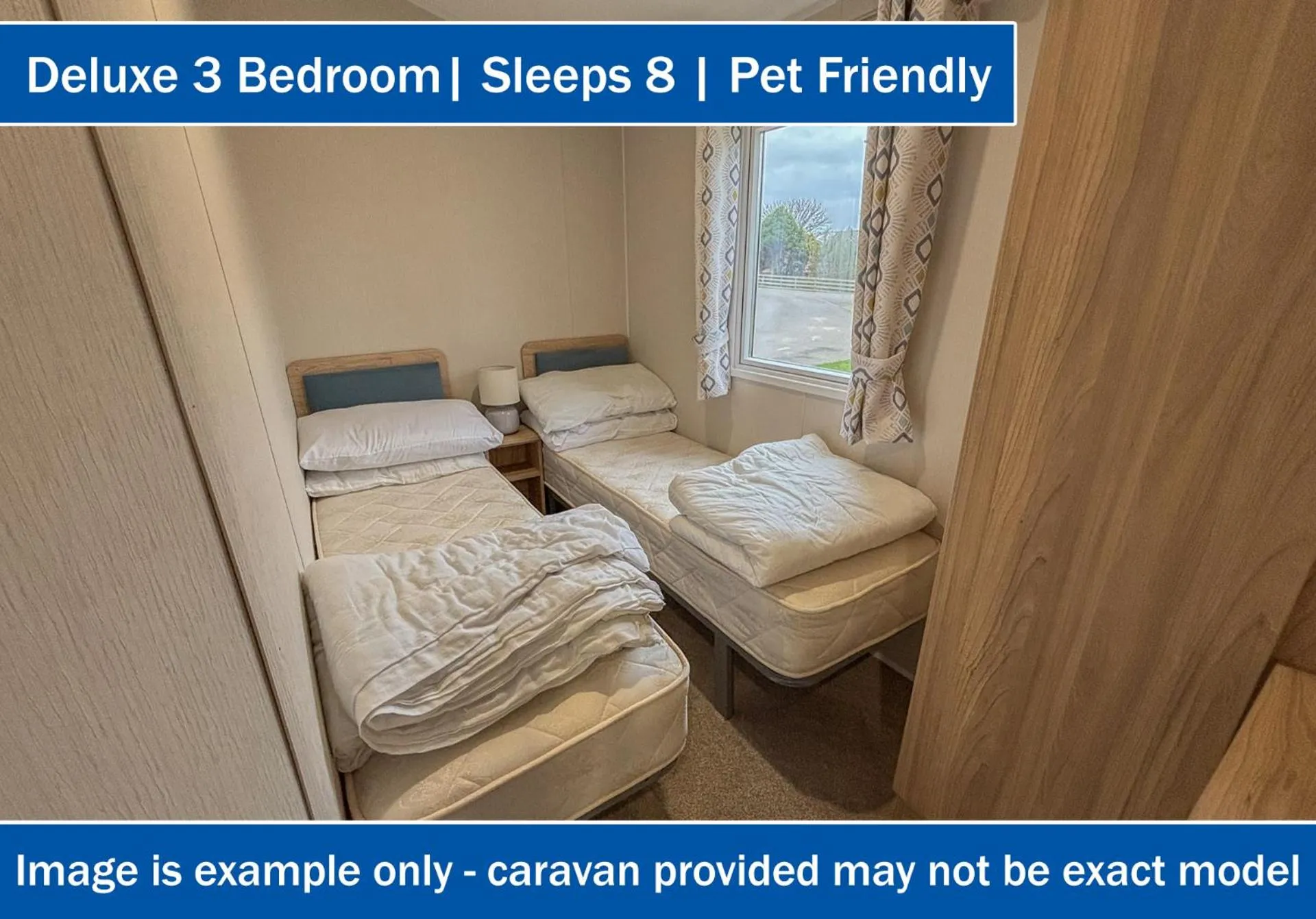 Bed in Crows Nest Caravan Park