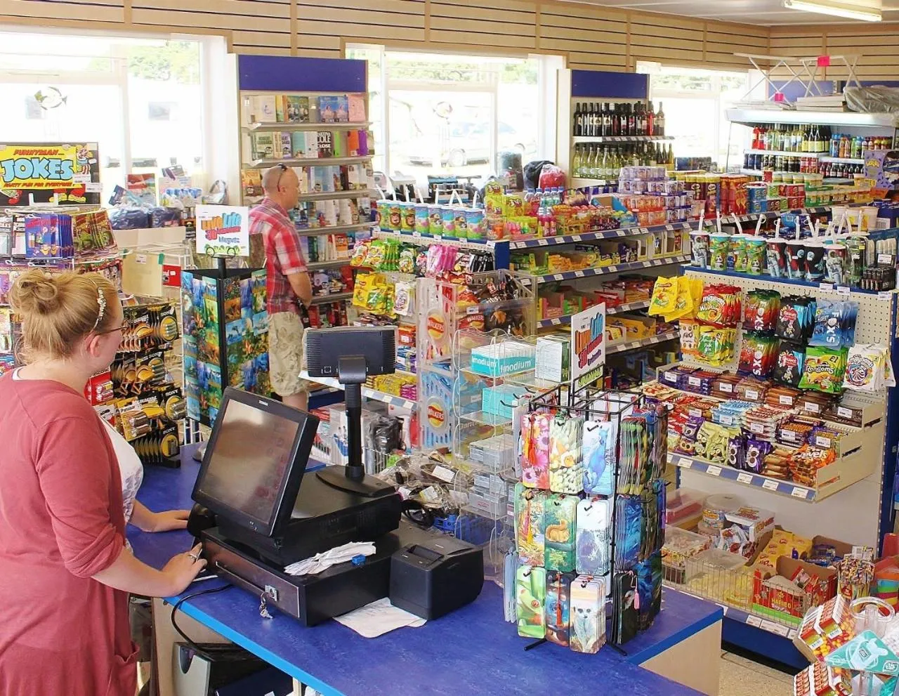 On-site shops in Crows Nest Caravan Park