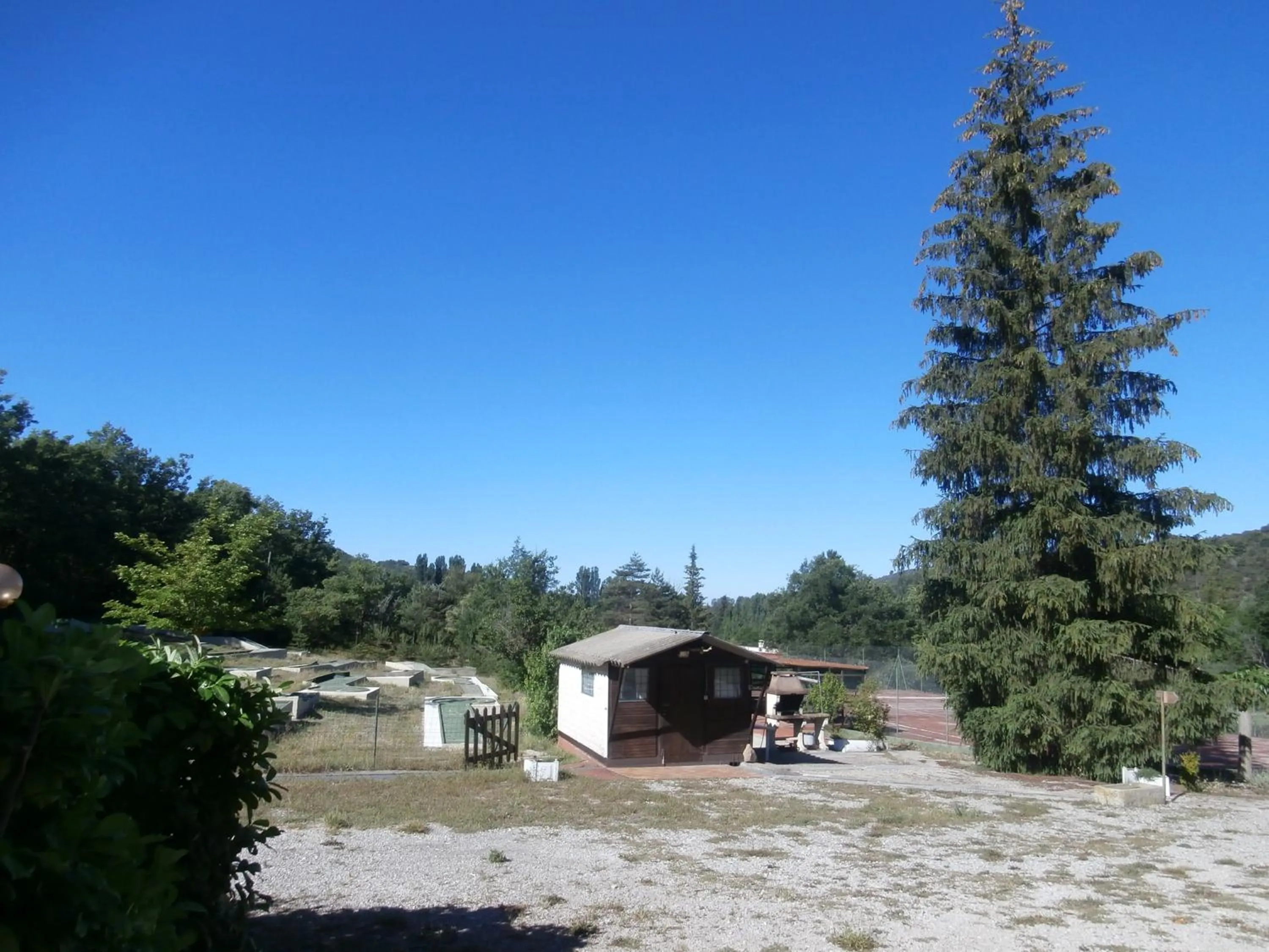 Children play ground in Le Claux des Hespérides