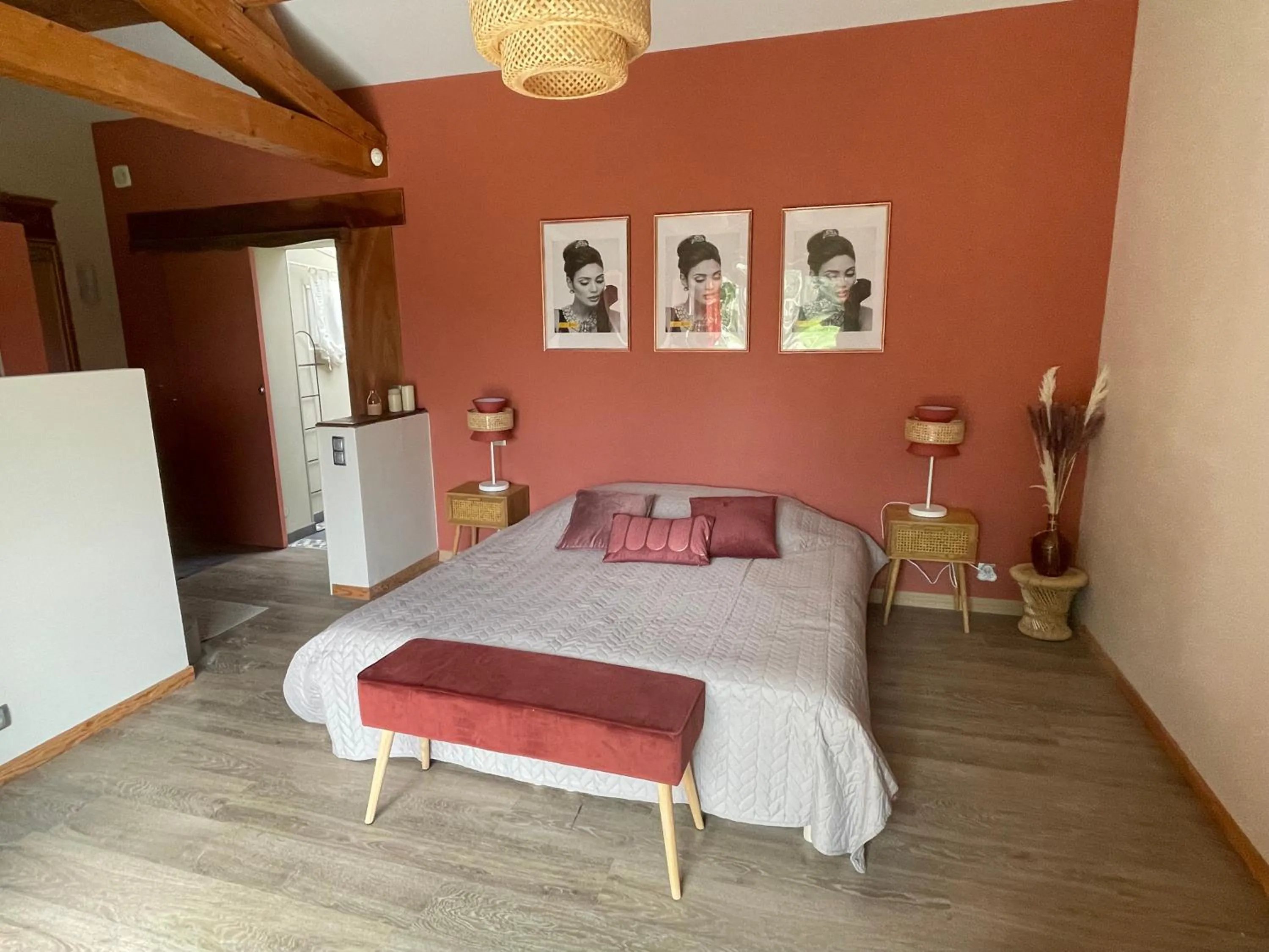 Bed in La Gourmandine