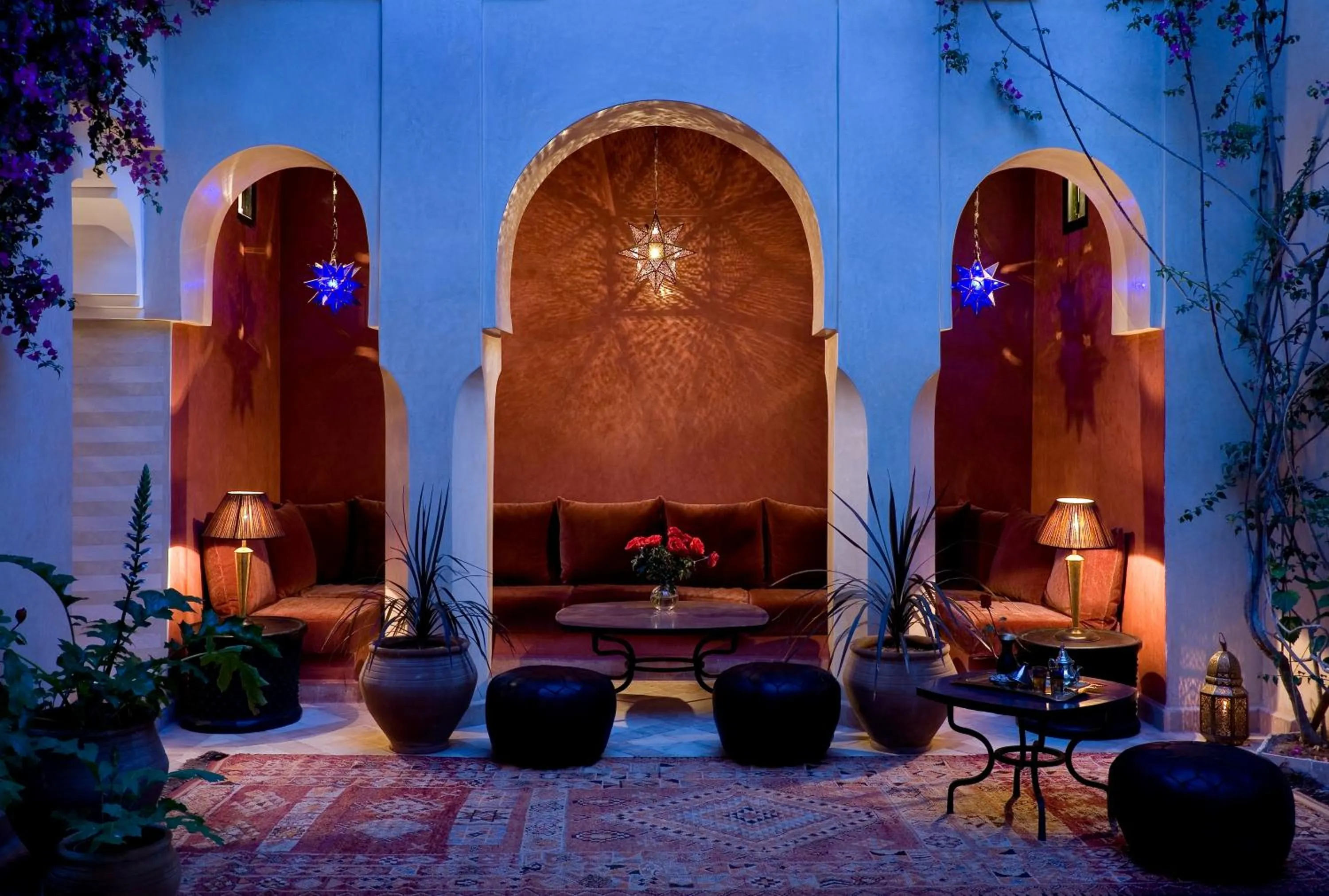 Communal lounge/ TV room in Riad Meriem