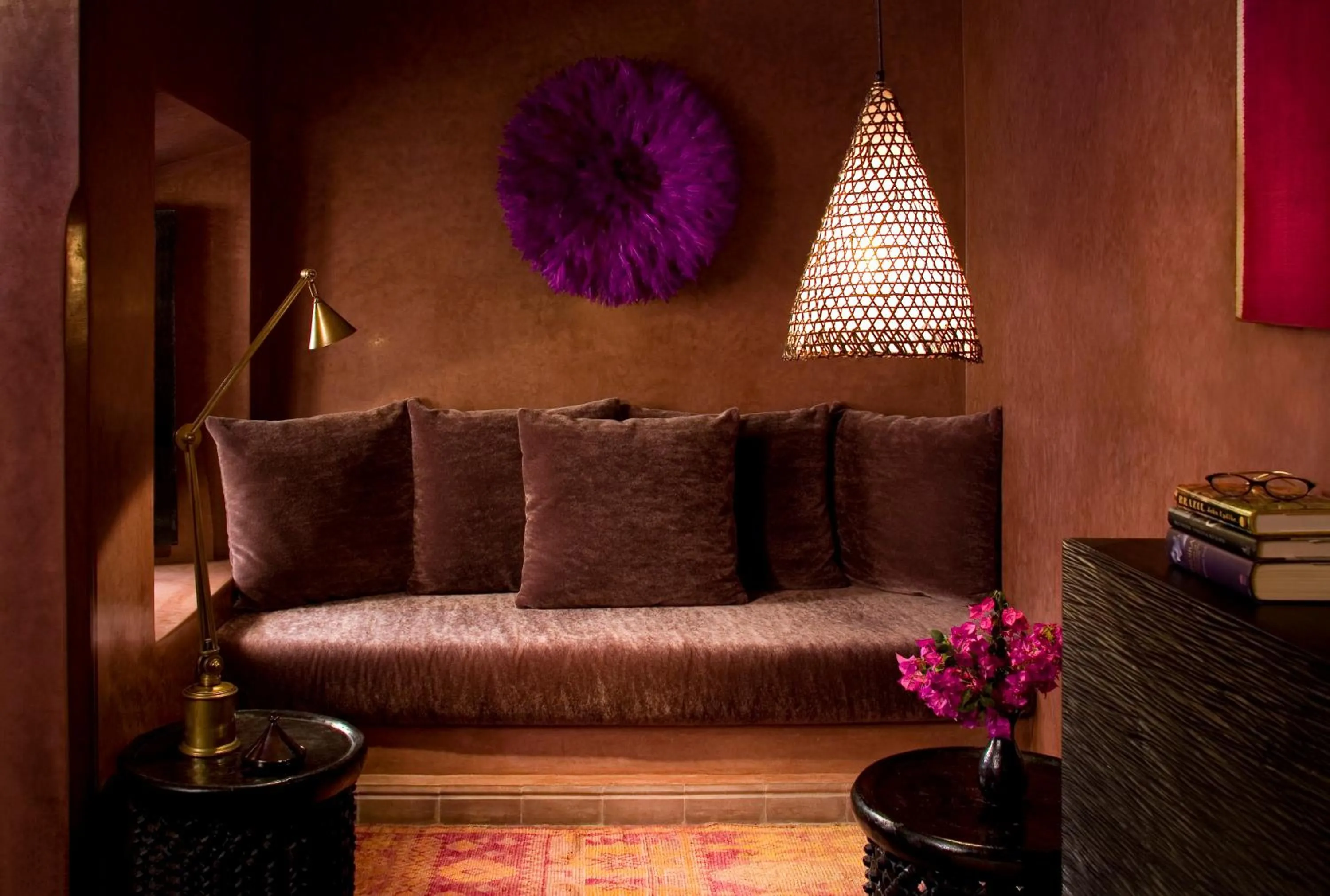 Seating area in Riad Meriem