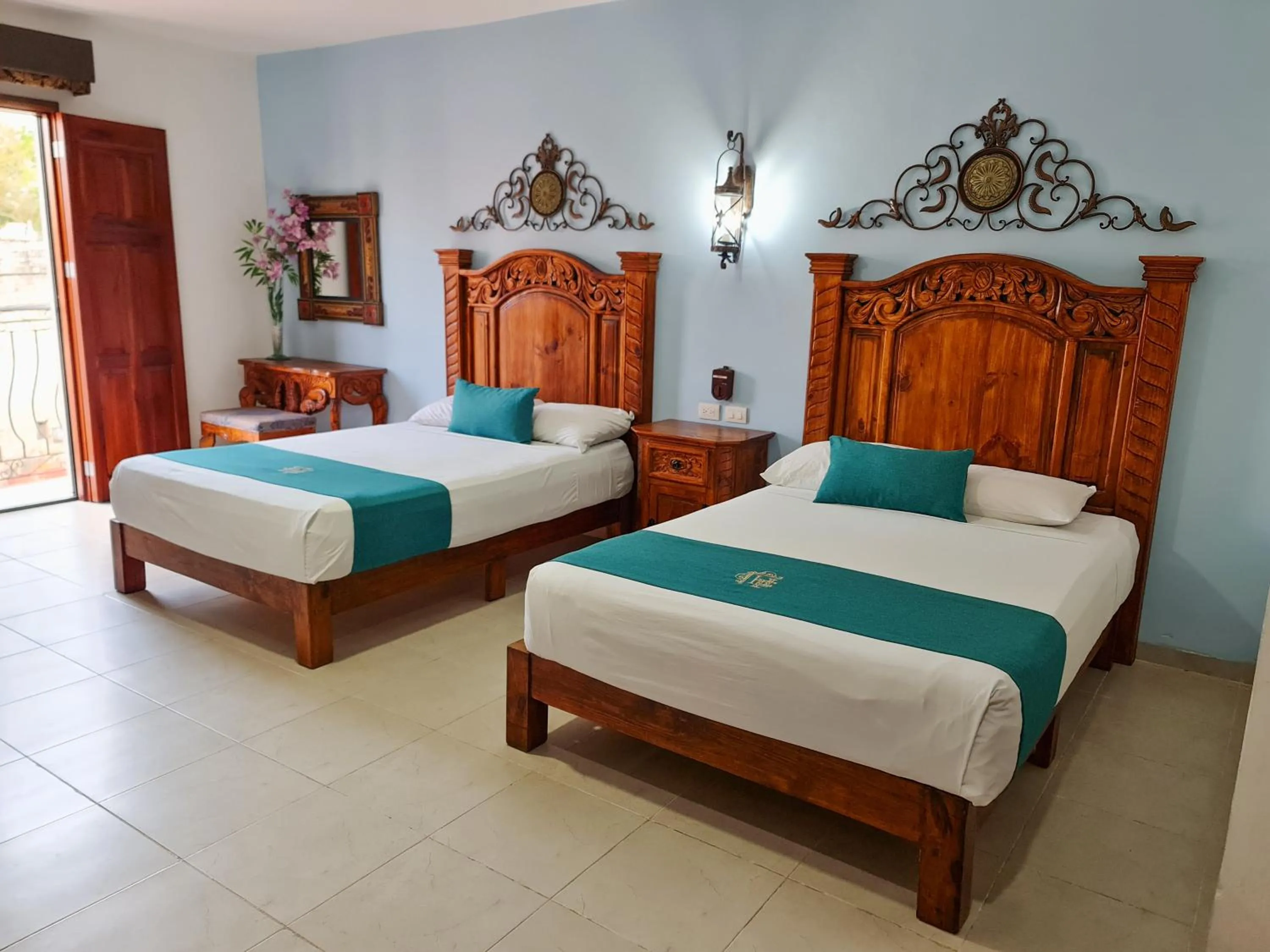 Bedroom, Bed in Hotel Fundadores