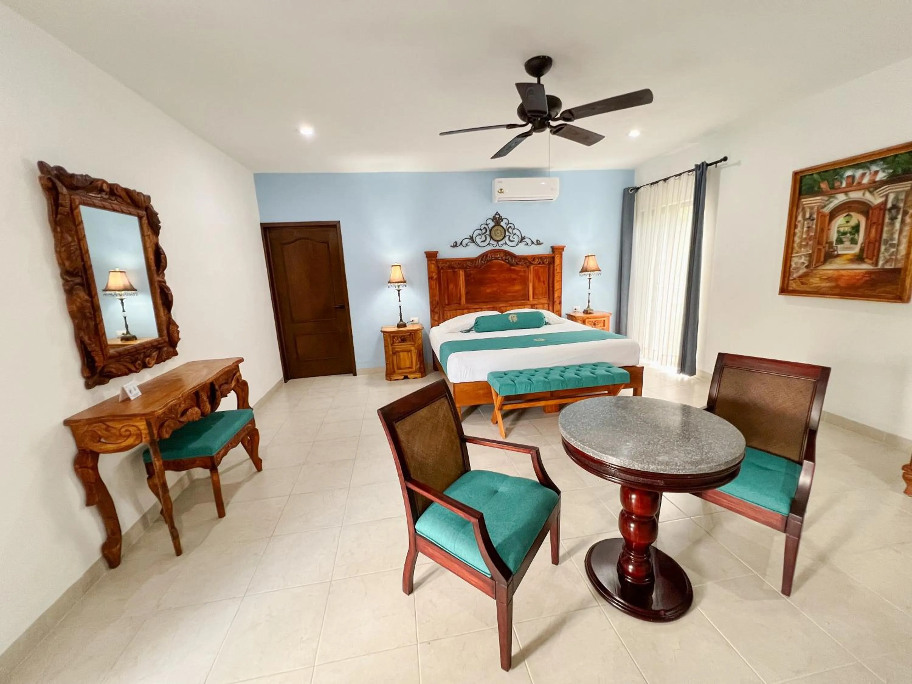 Bedroom, Bed in Hotel Fundadores