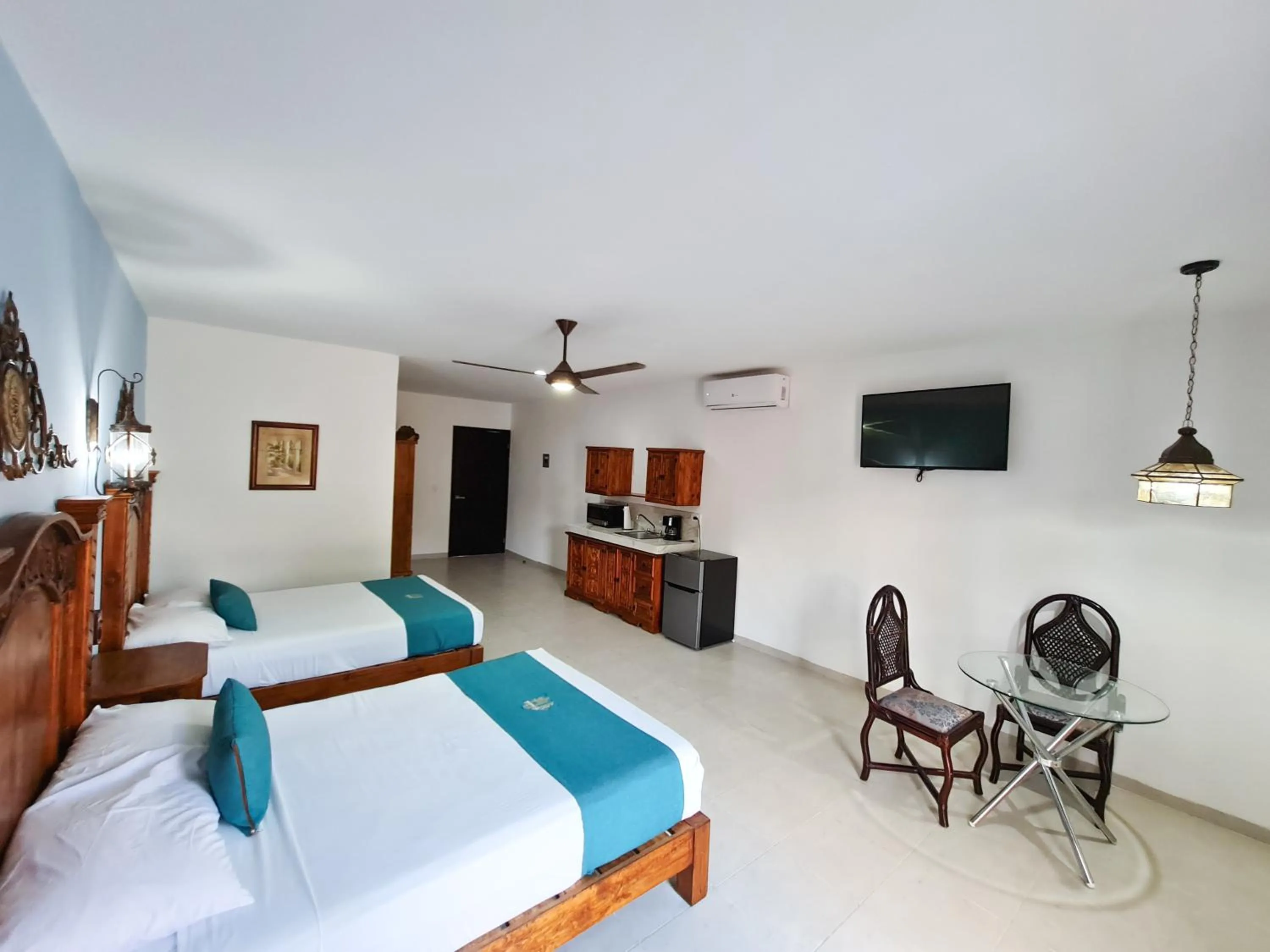 Bedroom, Bed in Hotel Fundadores