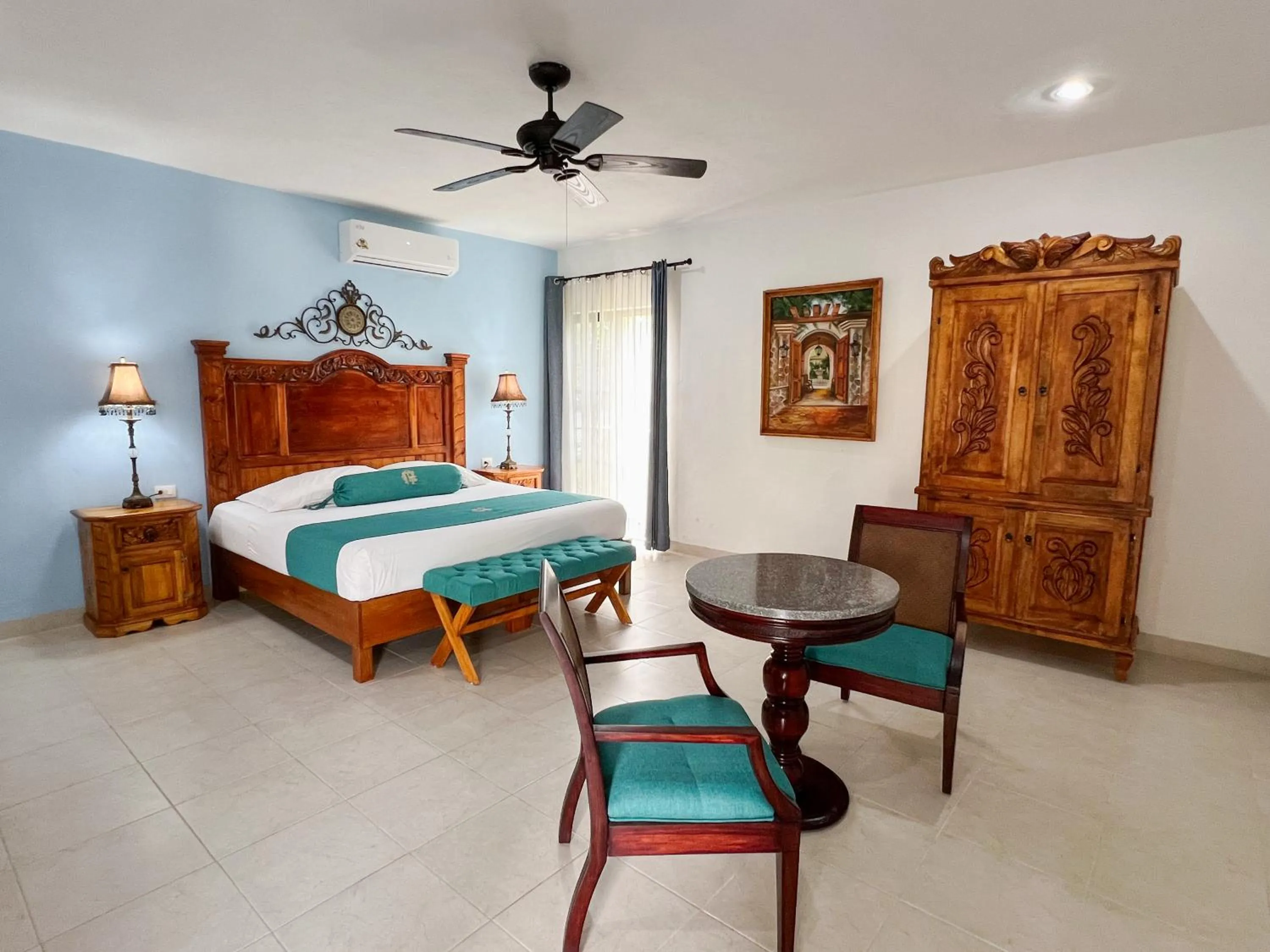 Bedroom, Bed in Hotel Fundadores