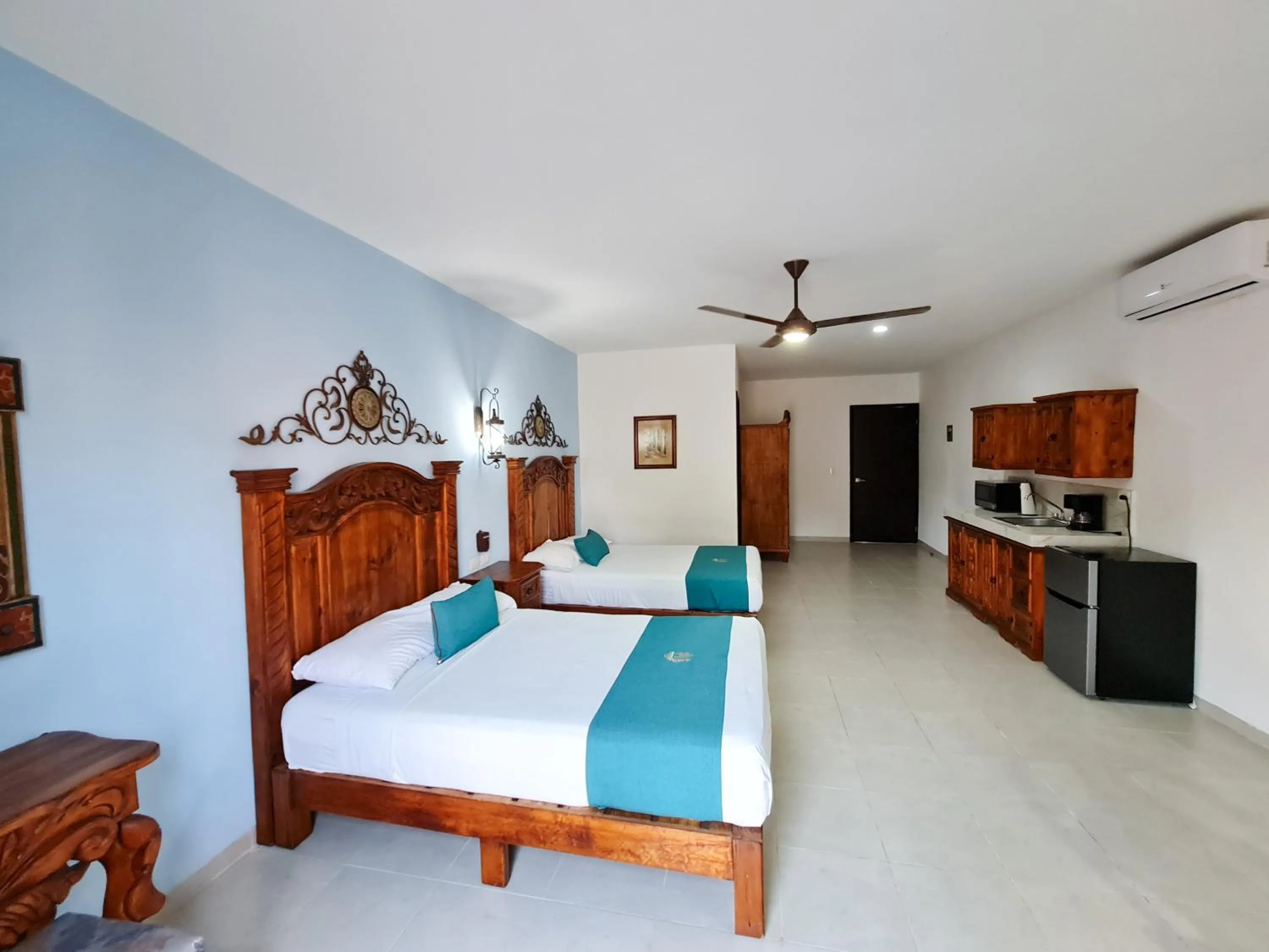 Bedroom, Bed in Hotel Fundadores