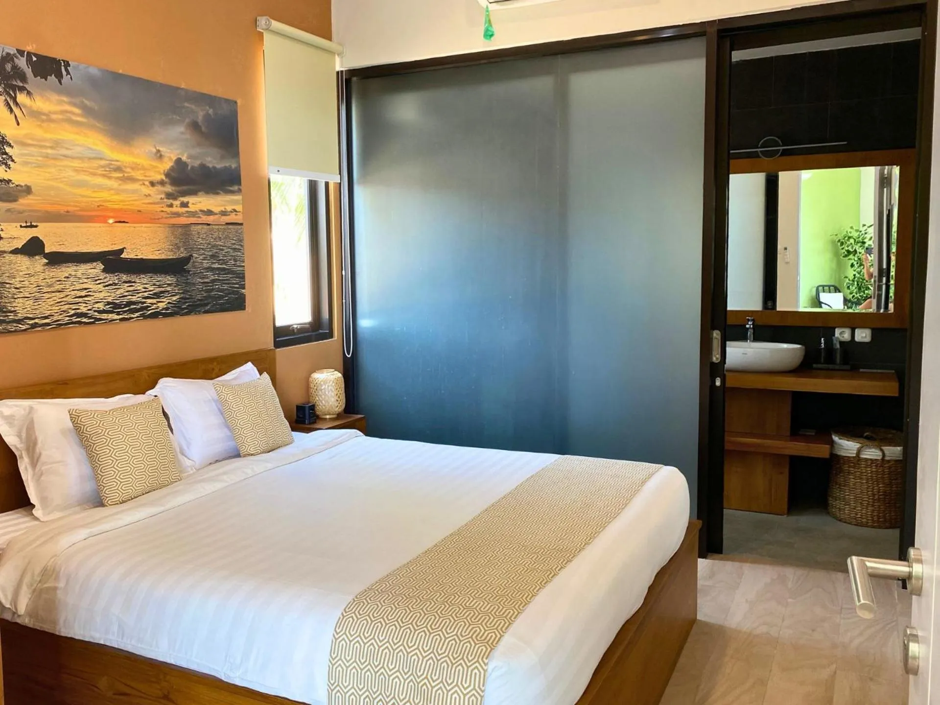 Bathroom, Bed in The Happinezz Hills Hotel