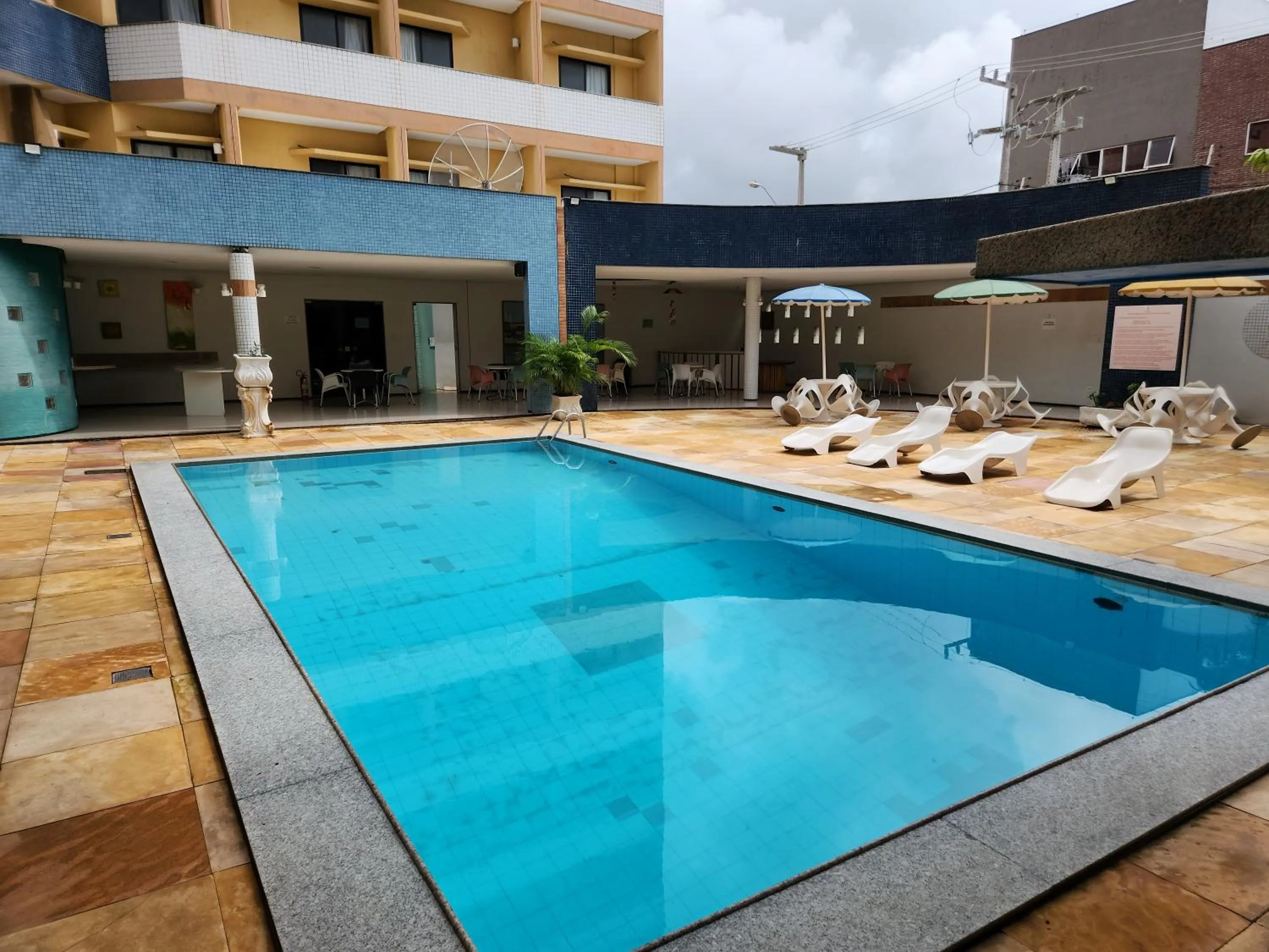 Swimming pool in Hotel Praia Ponta d'Areia