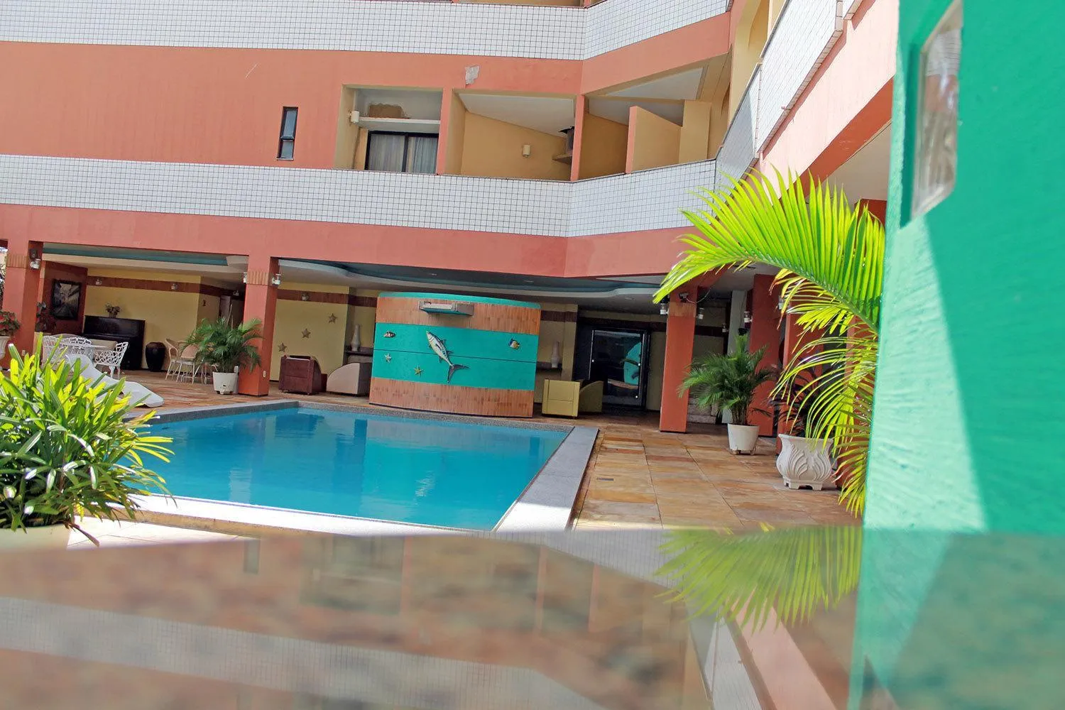 Swimming pool in Hotel Praia Ponta d'Areia