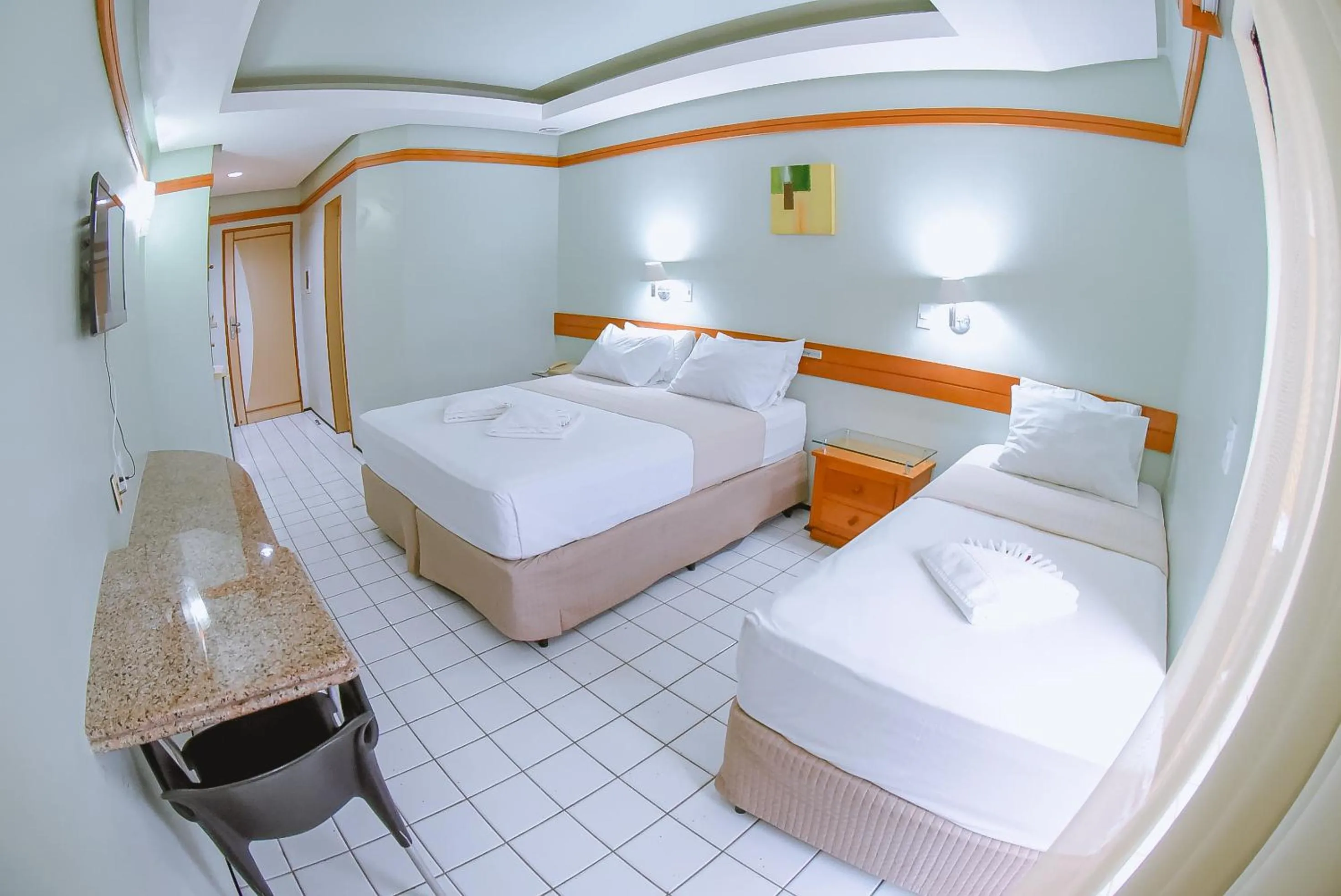 Bed in Hotel Praia Ponta d'Areia