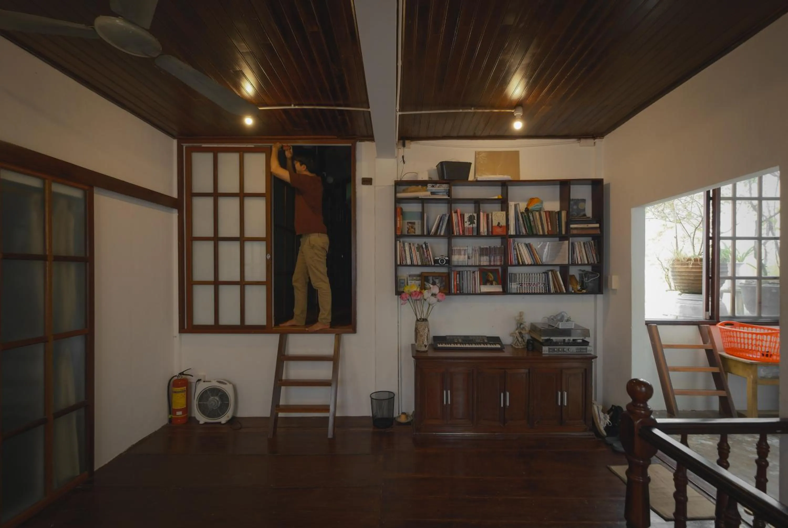 Communal lounge/ TV room in a-mâze house