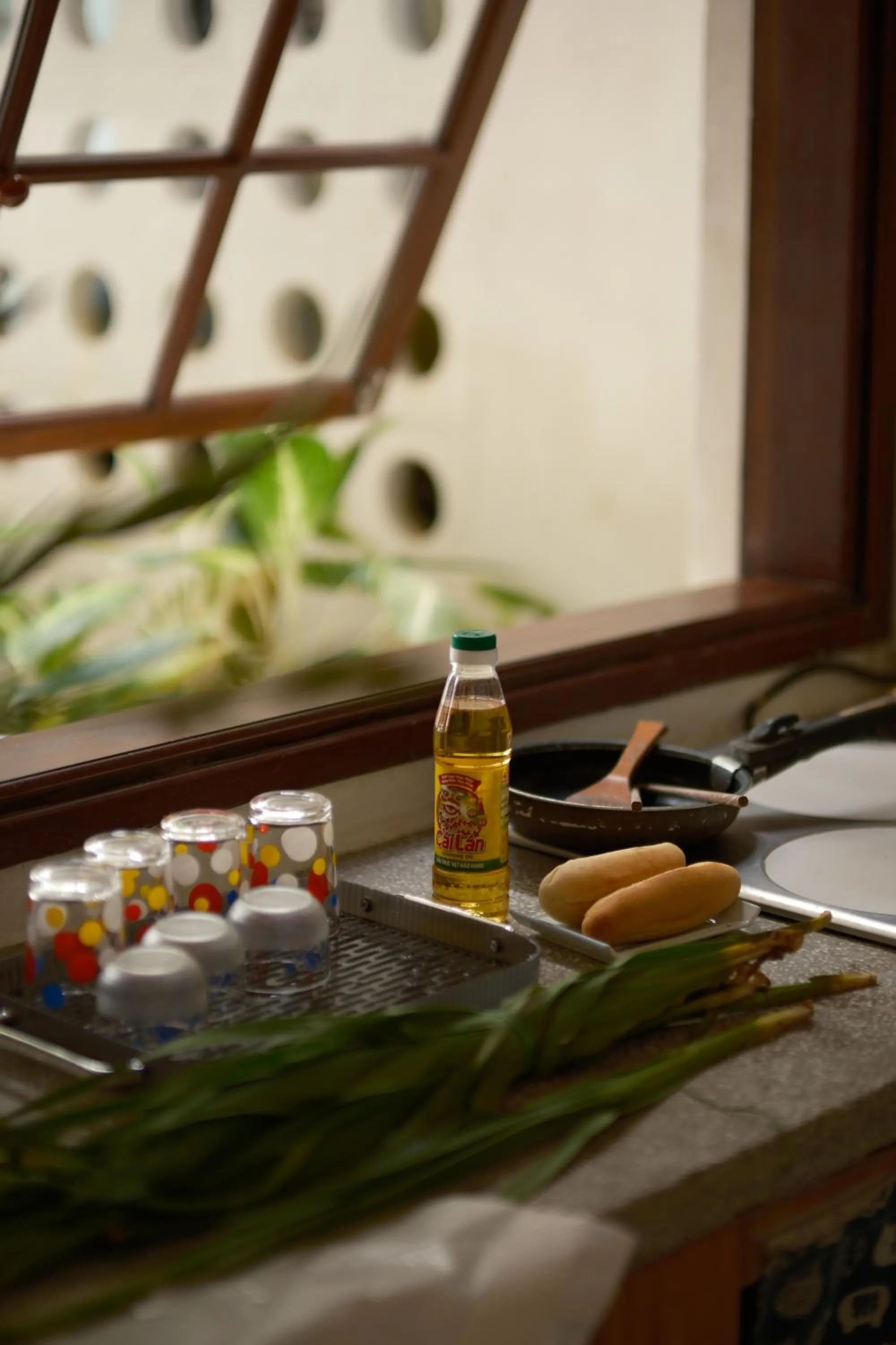 Communal kitchen in a-mâze house