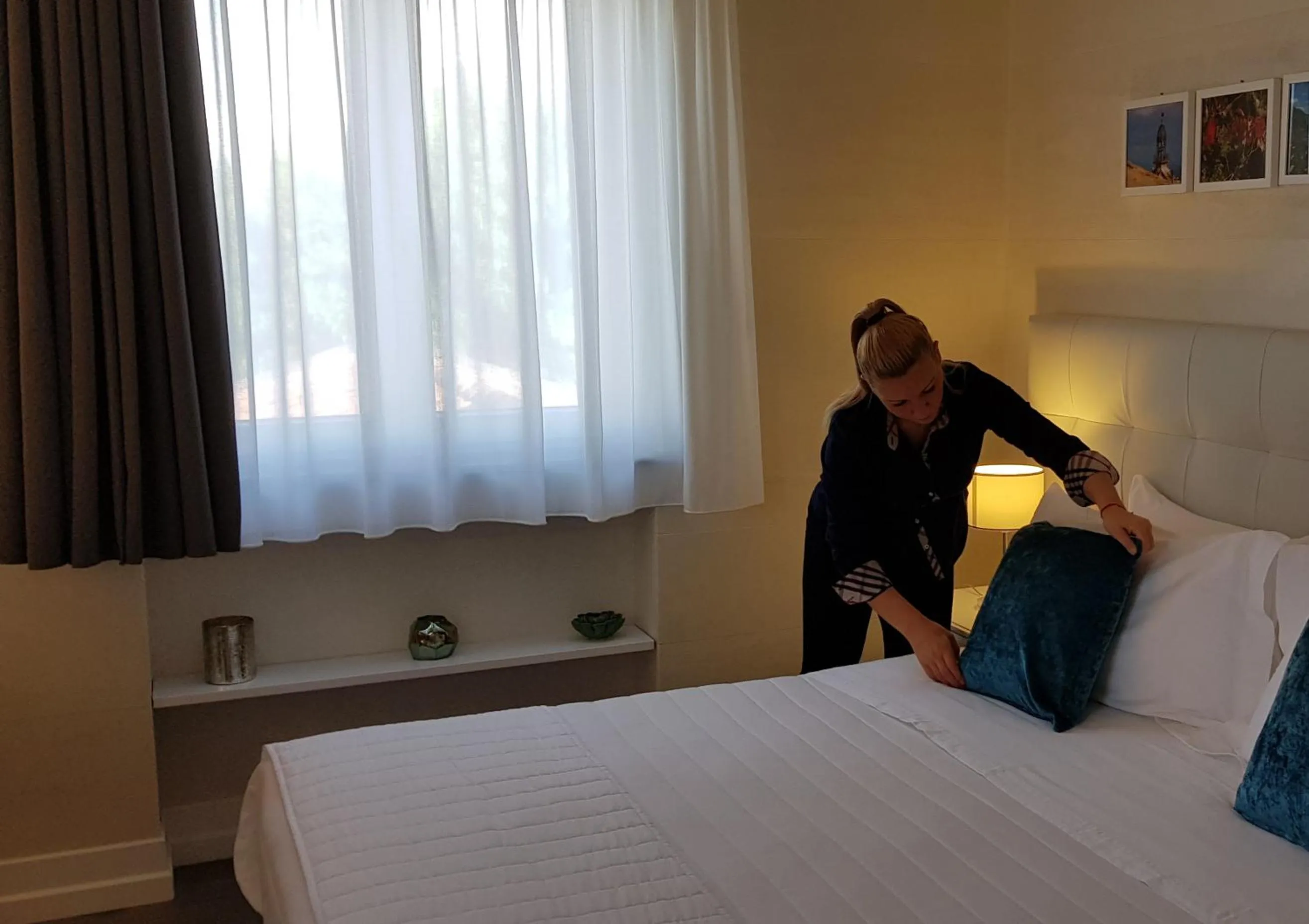 Bed in Hotel Villa Flora Relais