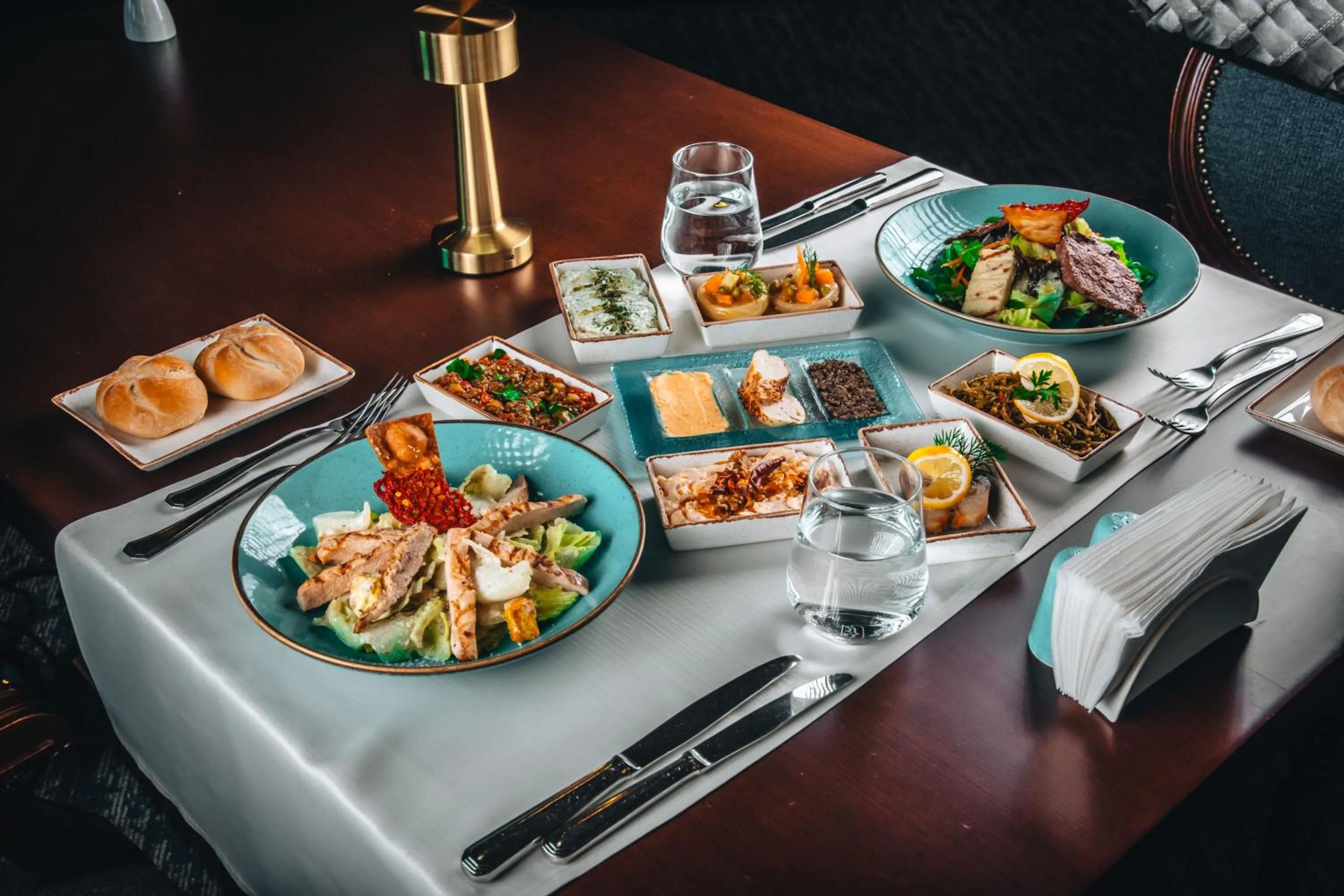 Food close-up in Wellborn Luxury Hotel