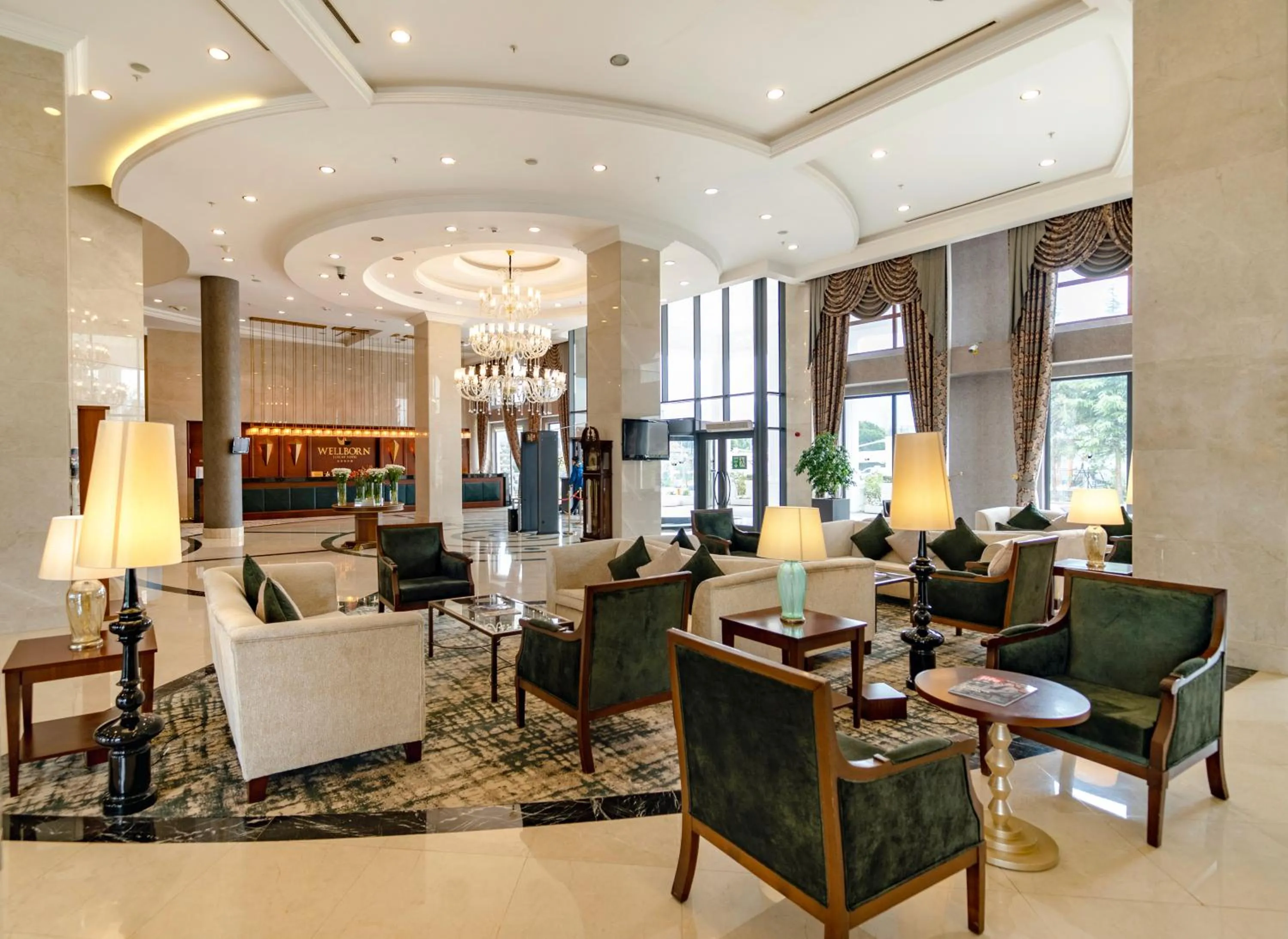 Lobby or reception in Wellborn Luxury Hotel