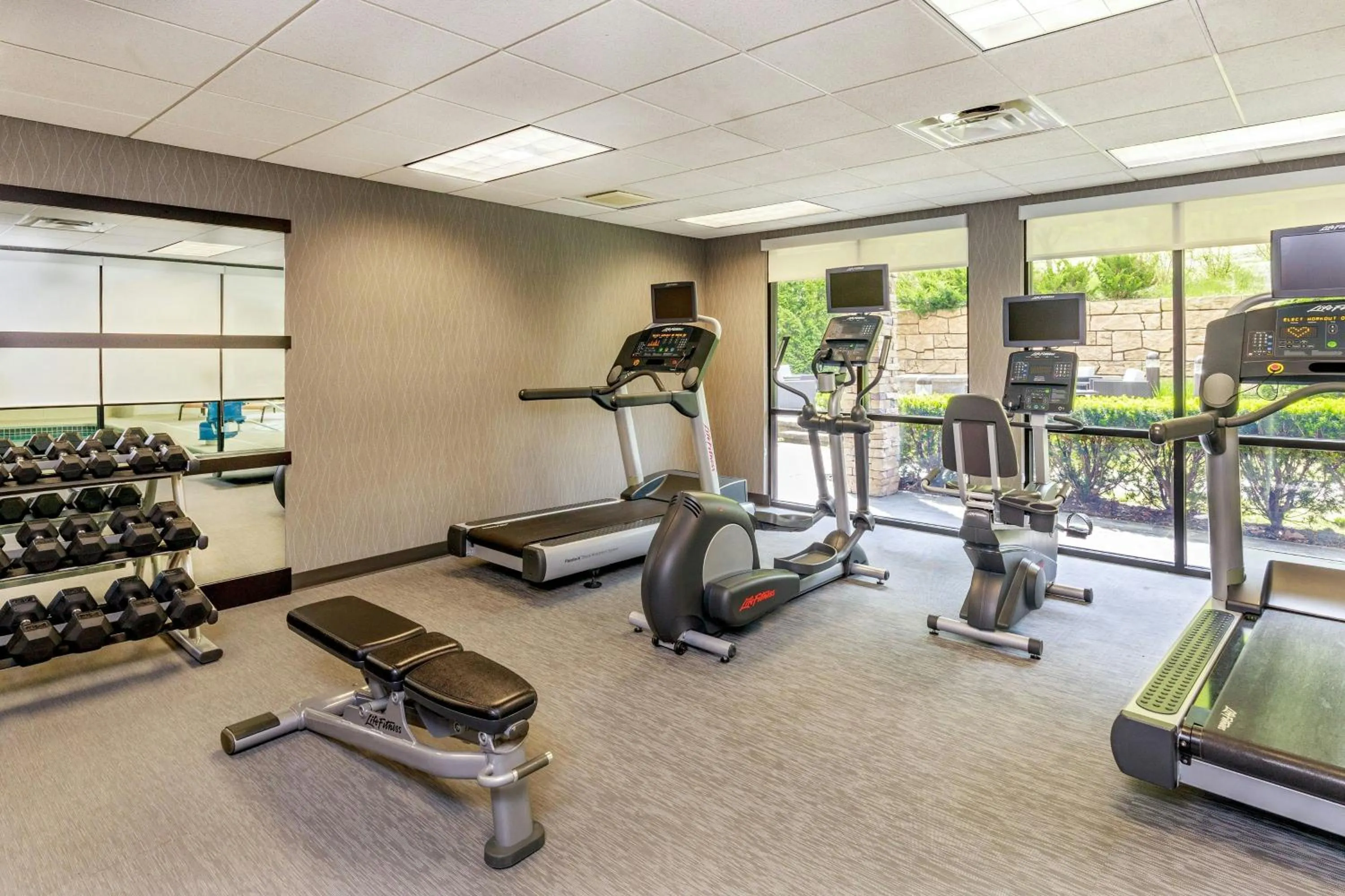 Fitness centre/facilities in Courtyard by Marriott Oneonta