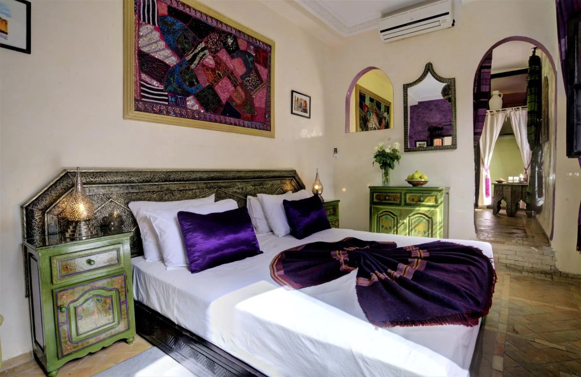 Family, Bed in Riad Dar El Souk