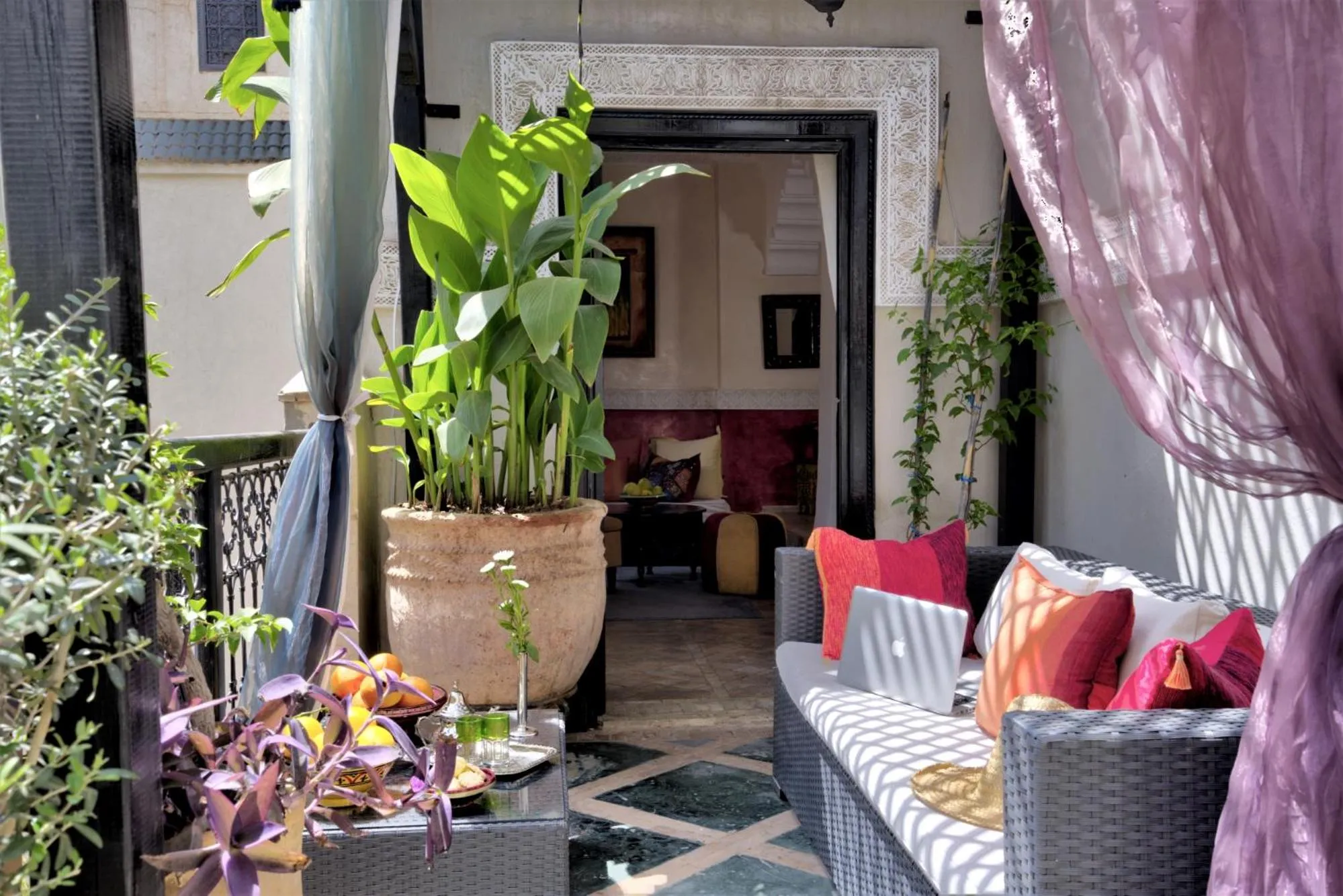 Balcony/Terrace in Riad Dar El Souk