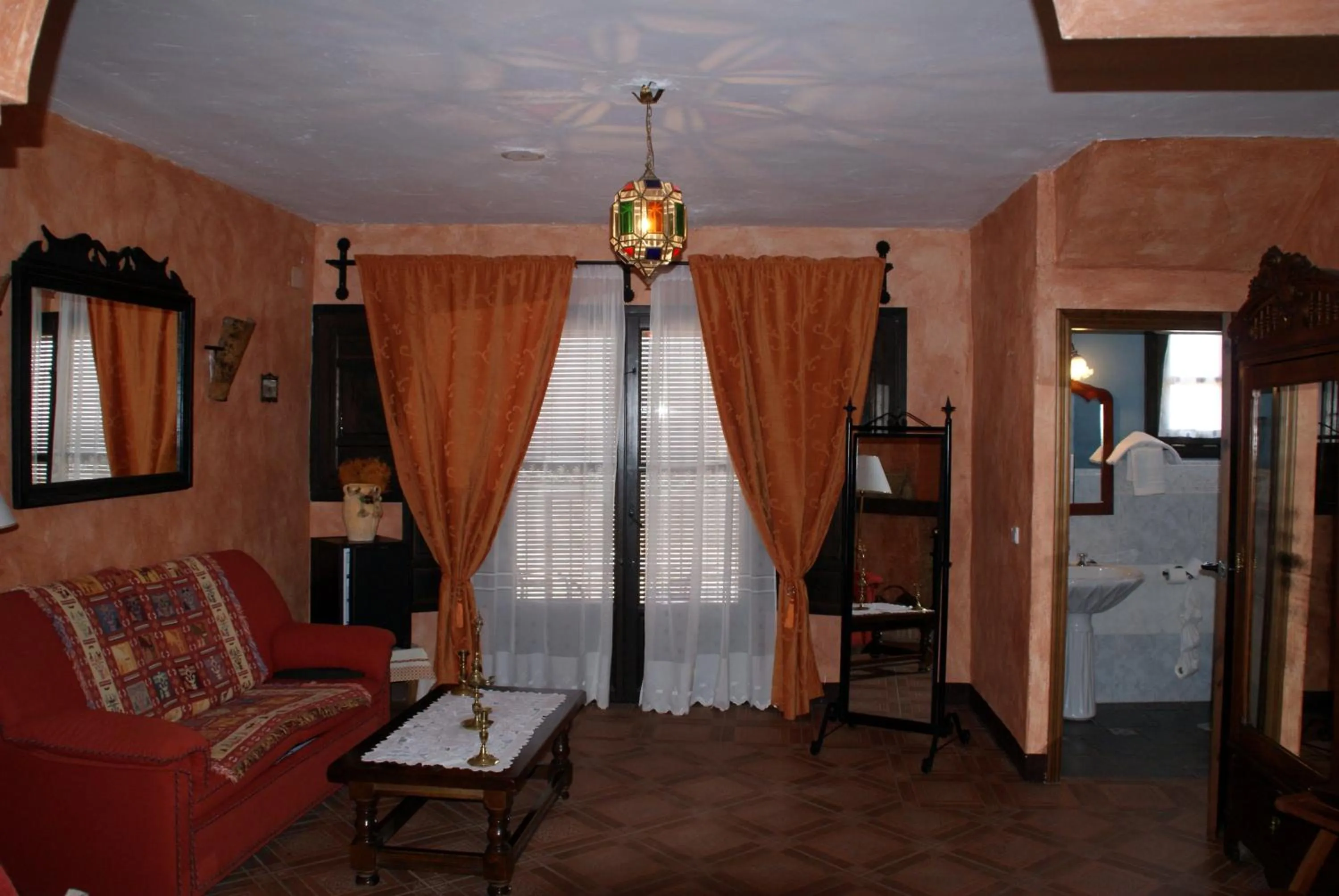 Bed in Hotel Palacio Guzmanes