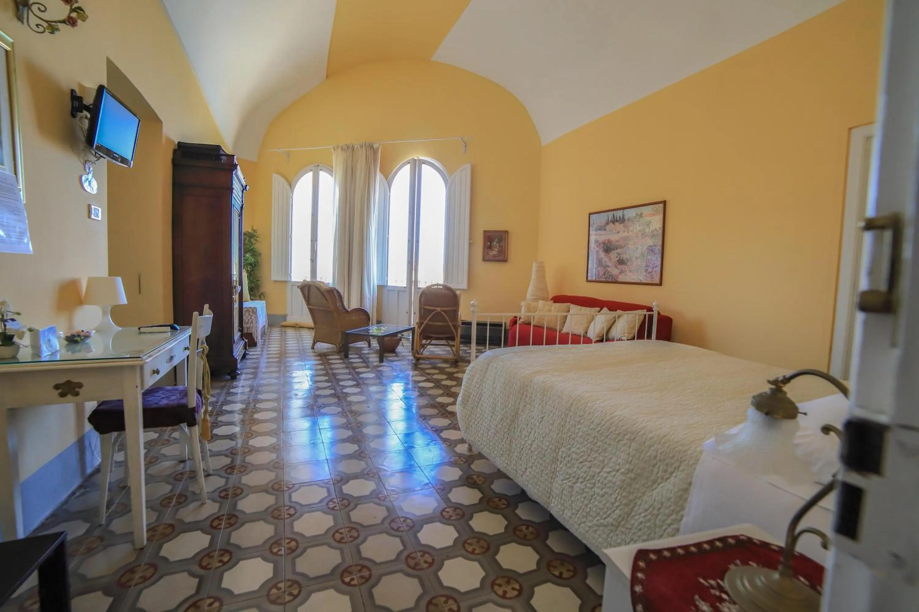 Bedroom in Palazzo Barba