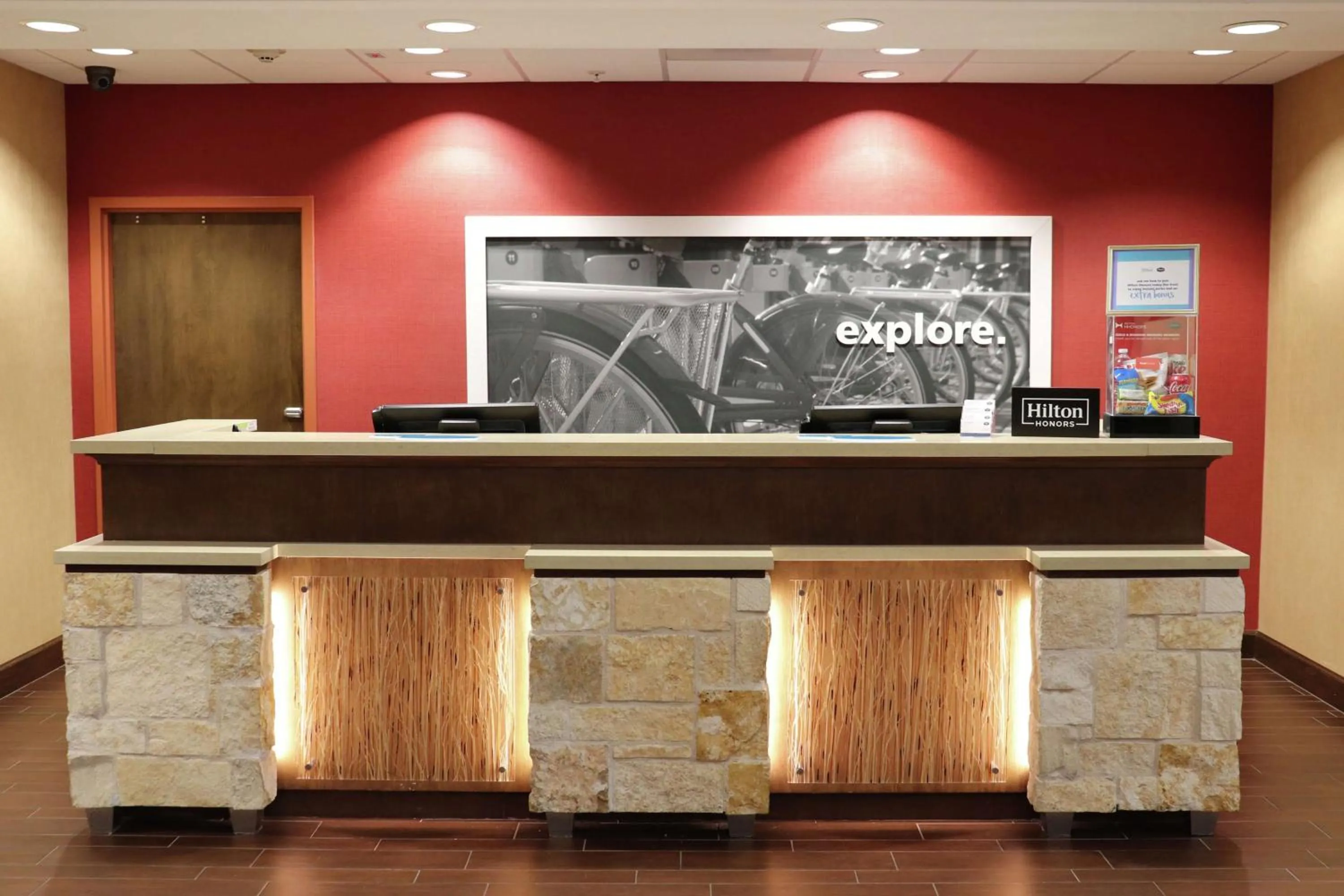 Lobby or reception in Hampton Inn Austin Oak Hill