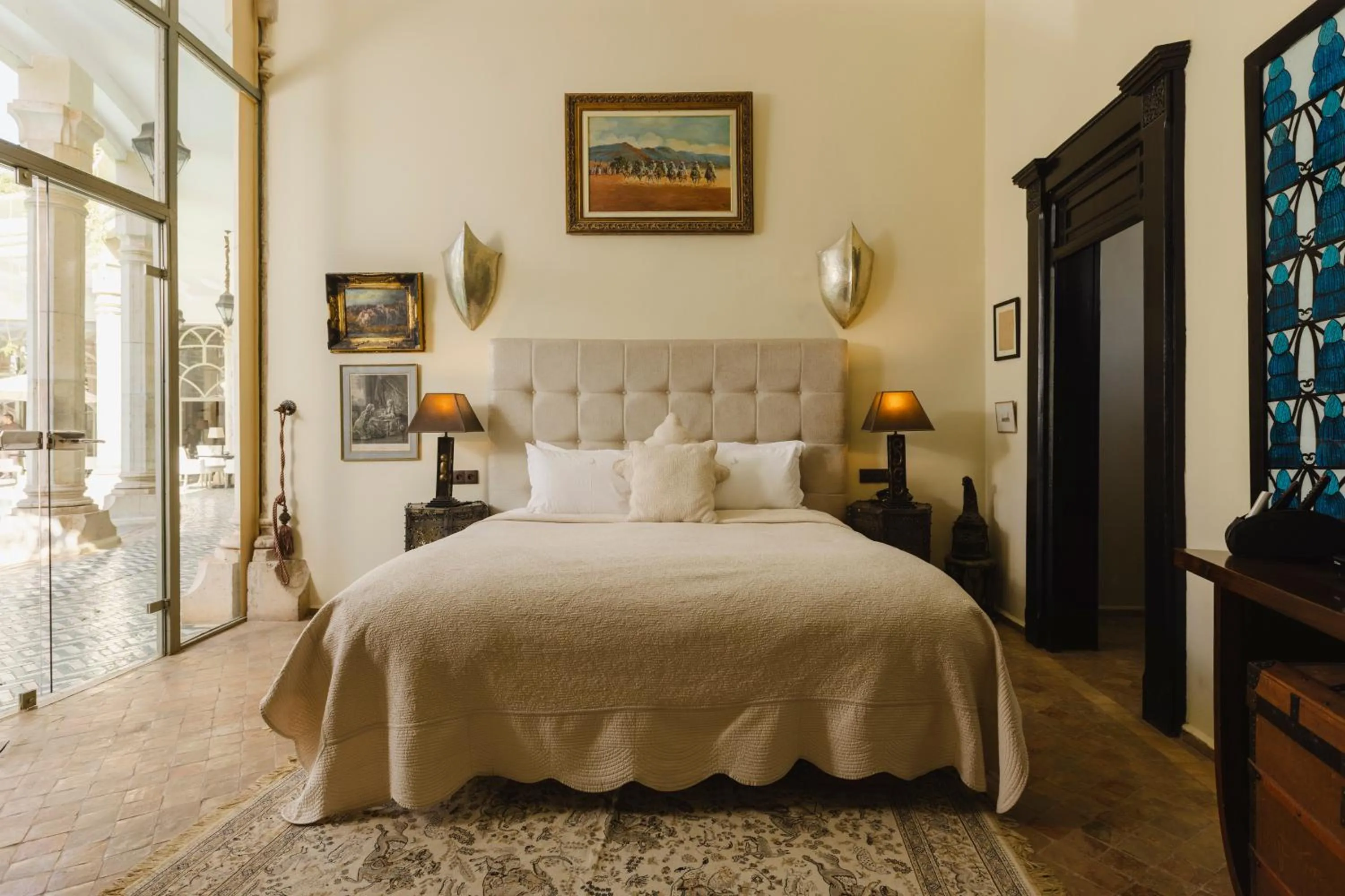 Bedroom in Le Palais Rhoul and Spa