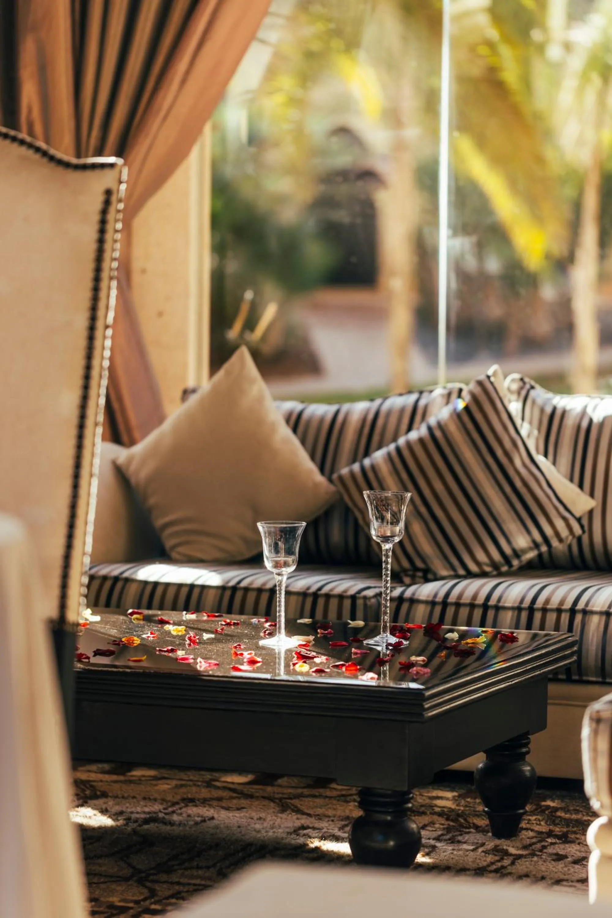 Living room in Le Palais Rhoul and Spa