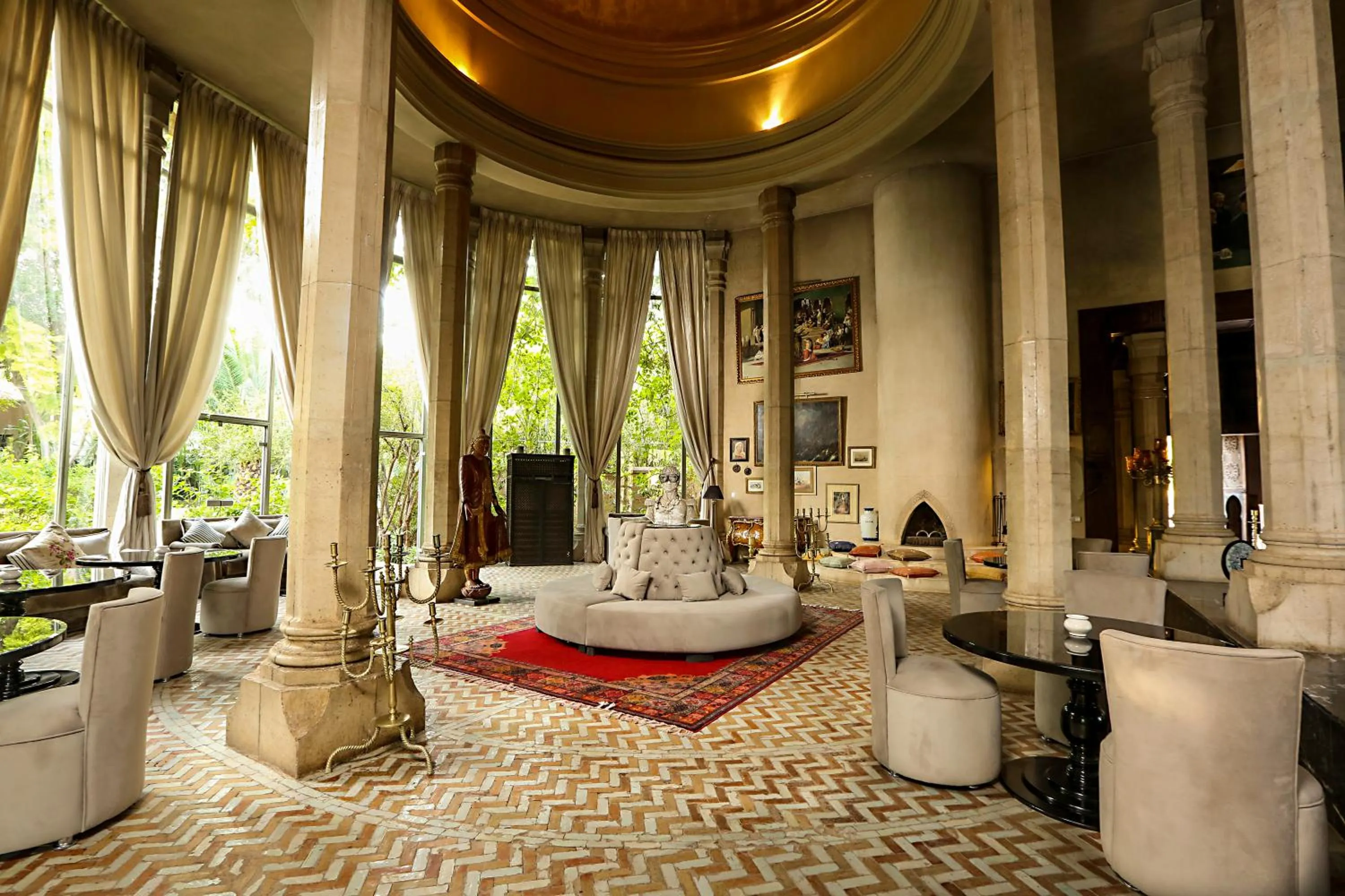 Lobby or reception in Le Palais Rhoul and Spa