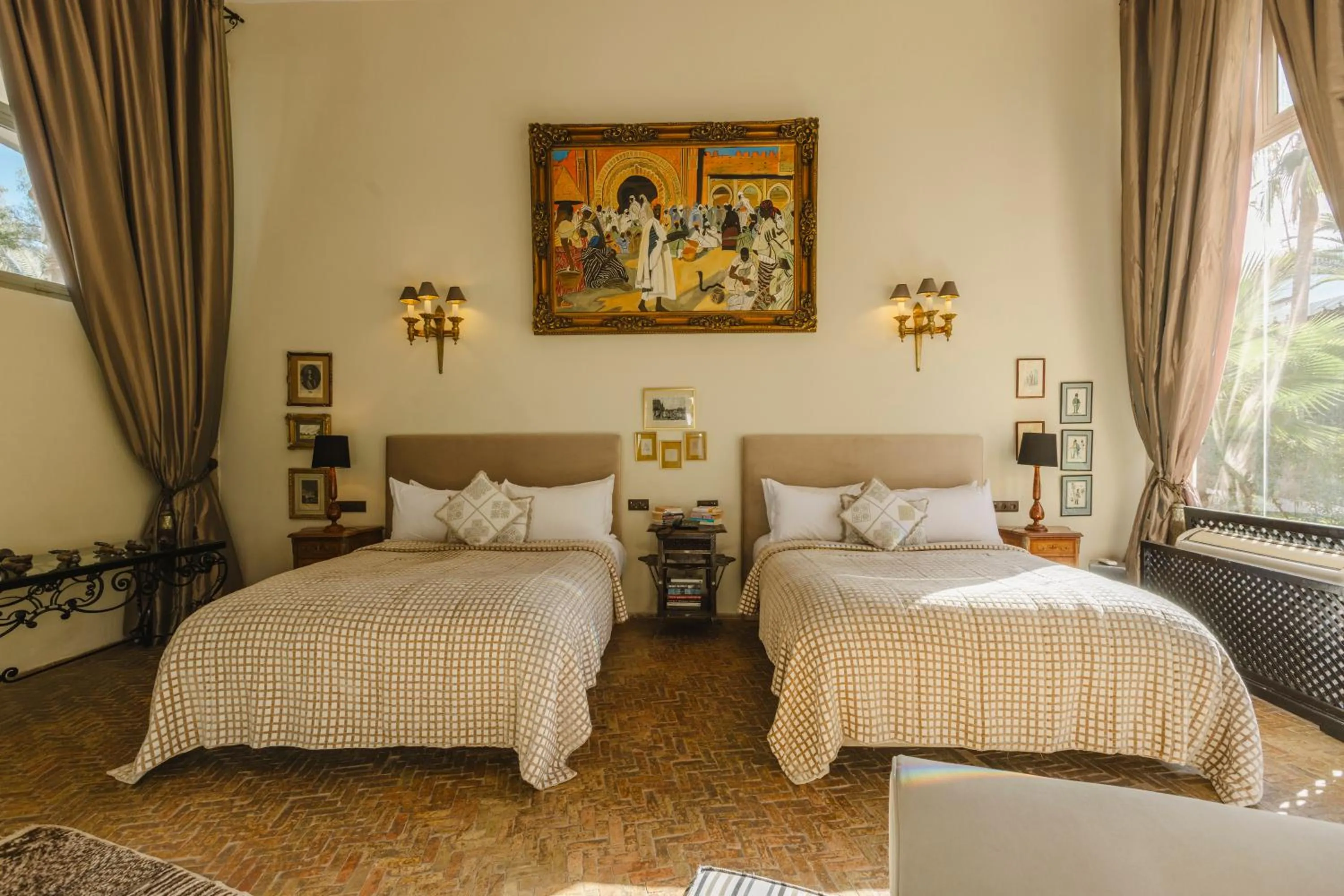 Bedroom in Le Palais Rhoul and Spa