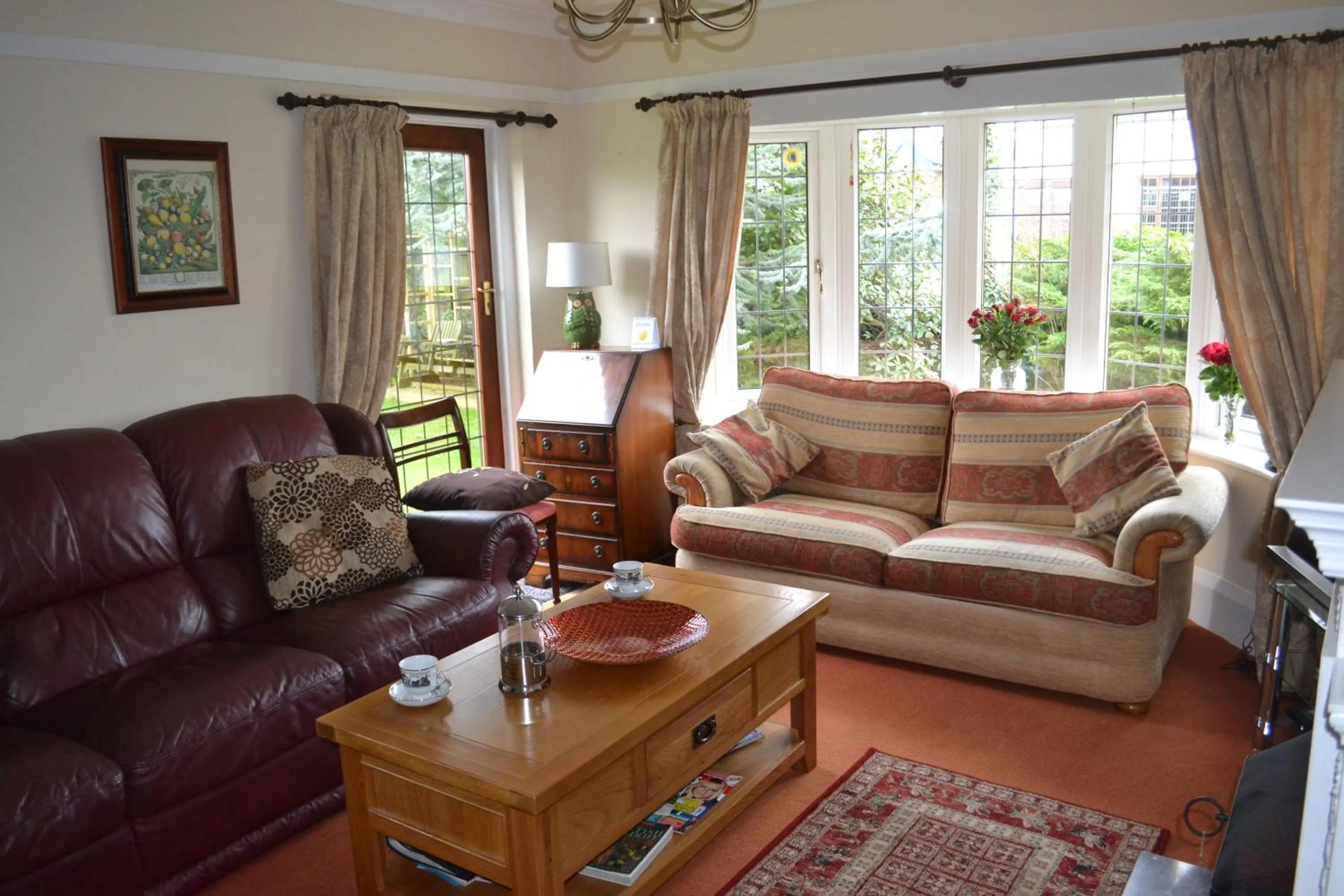 Living room in Sunnycroft