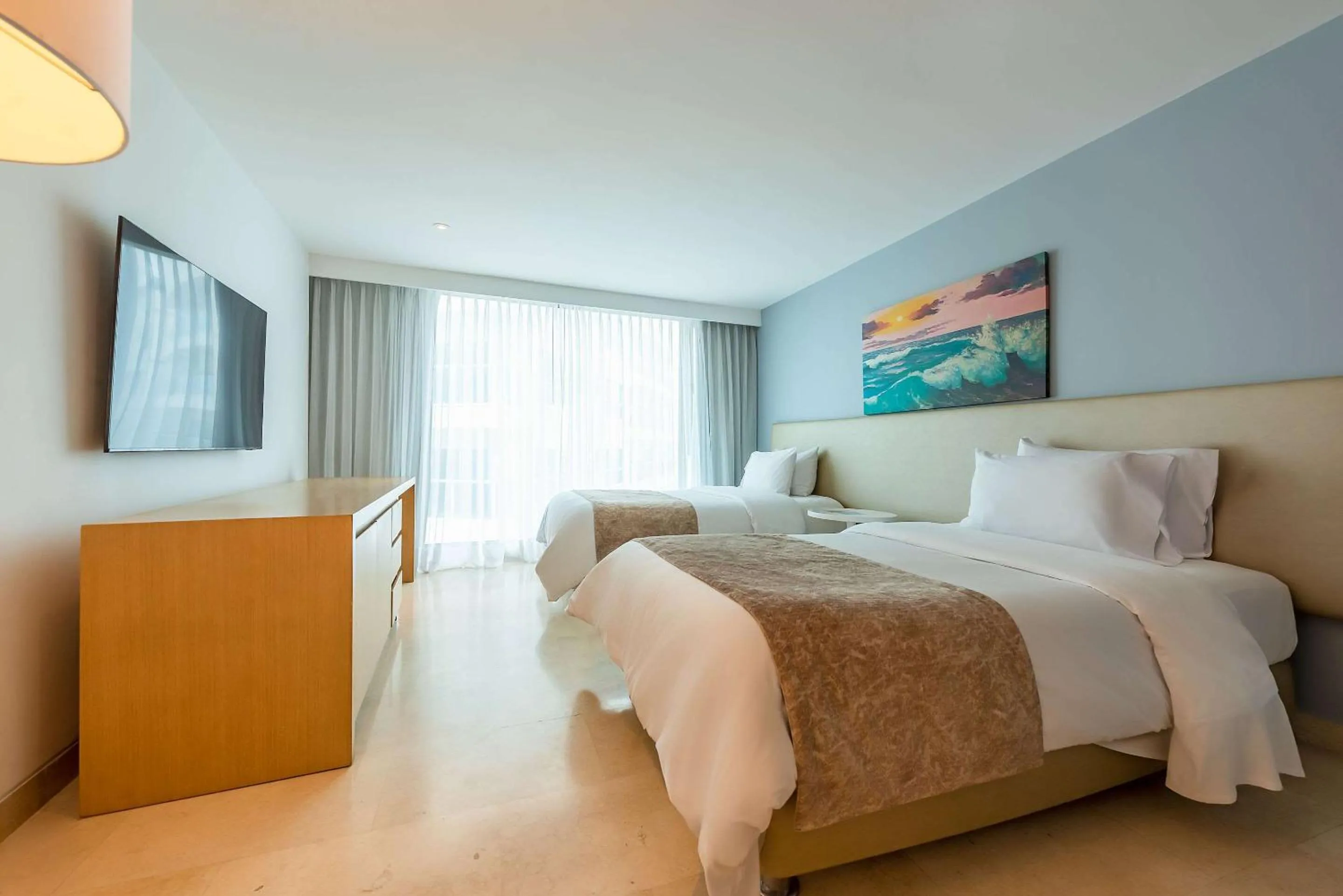 Bedroom, Bed in Radisson Cartagena Ocean Pavillion Hotel