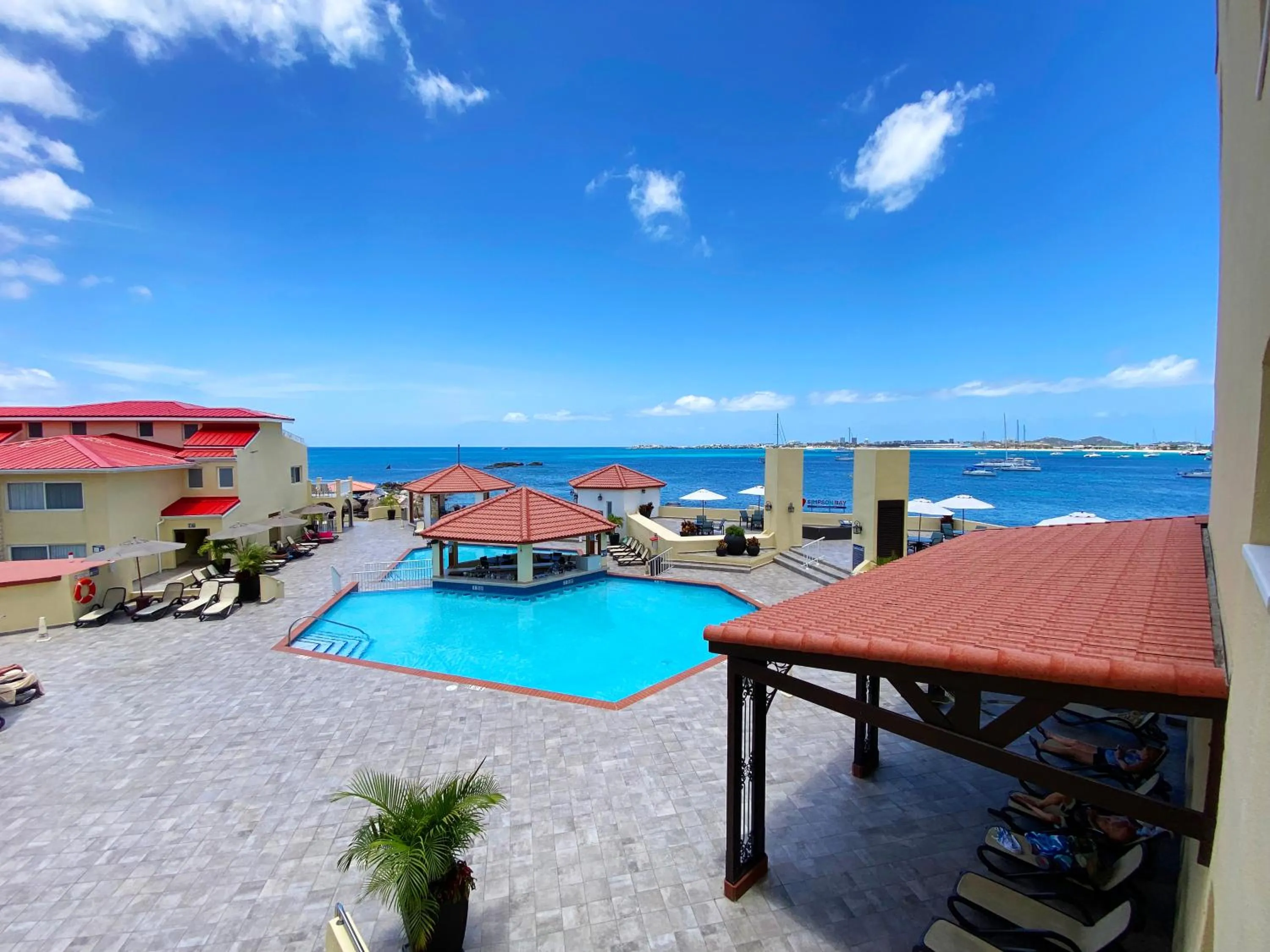 Swimming pool in Simpson Bay Resort Marina & Spa