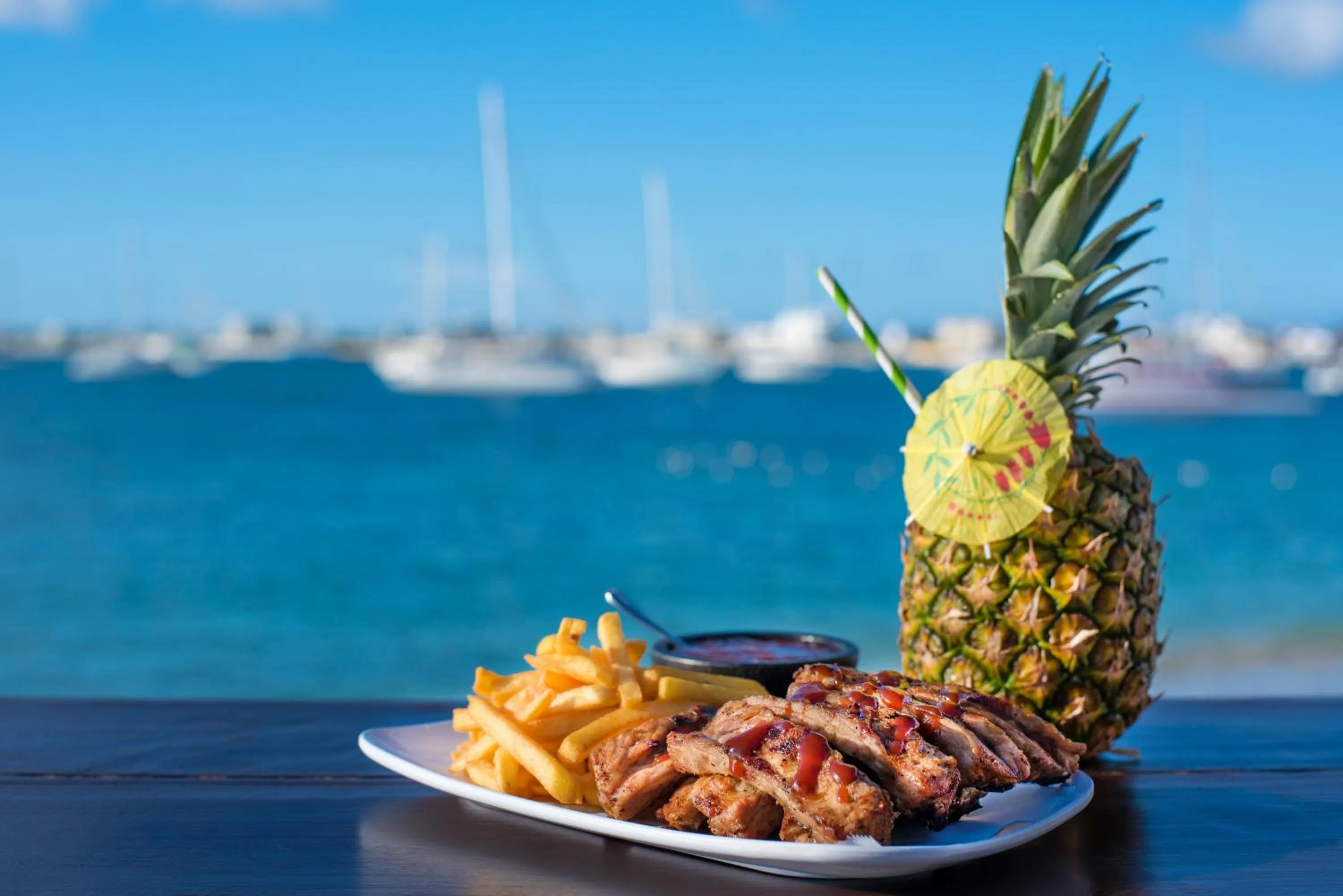 Restaurant/places to eat in Simpson Bay Resort Marina & Spa
