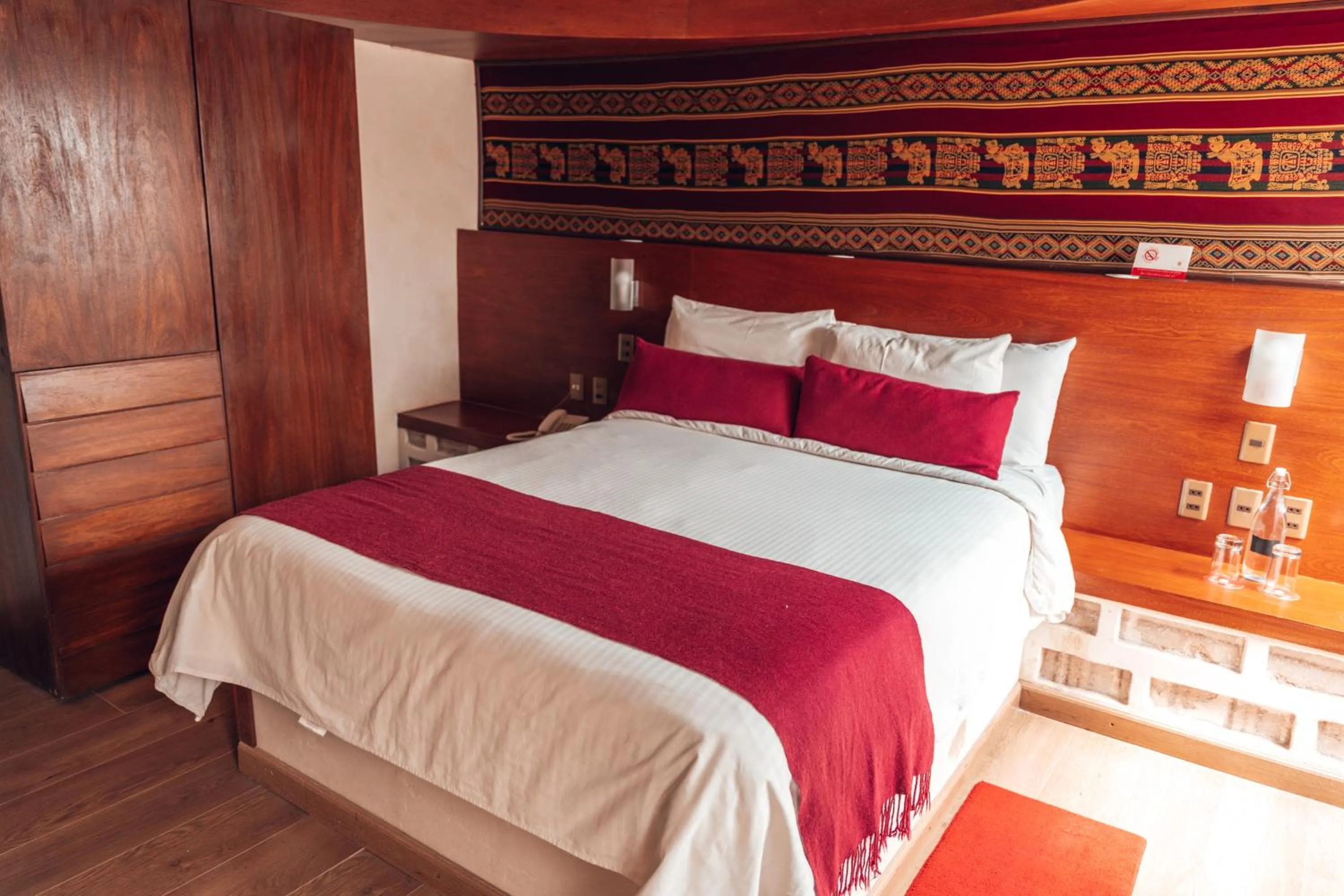 Bed in Hotel Palacio de Sal