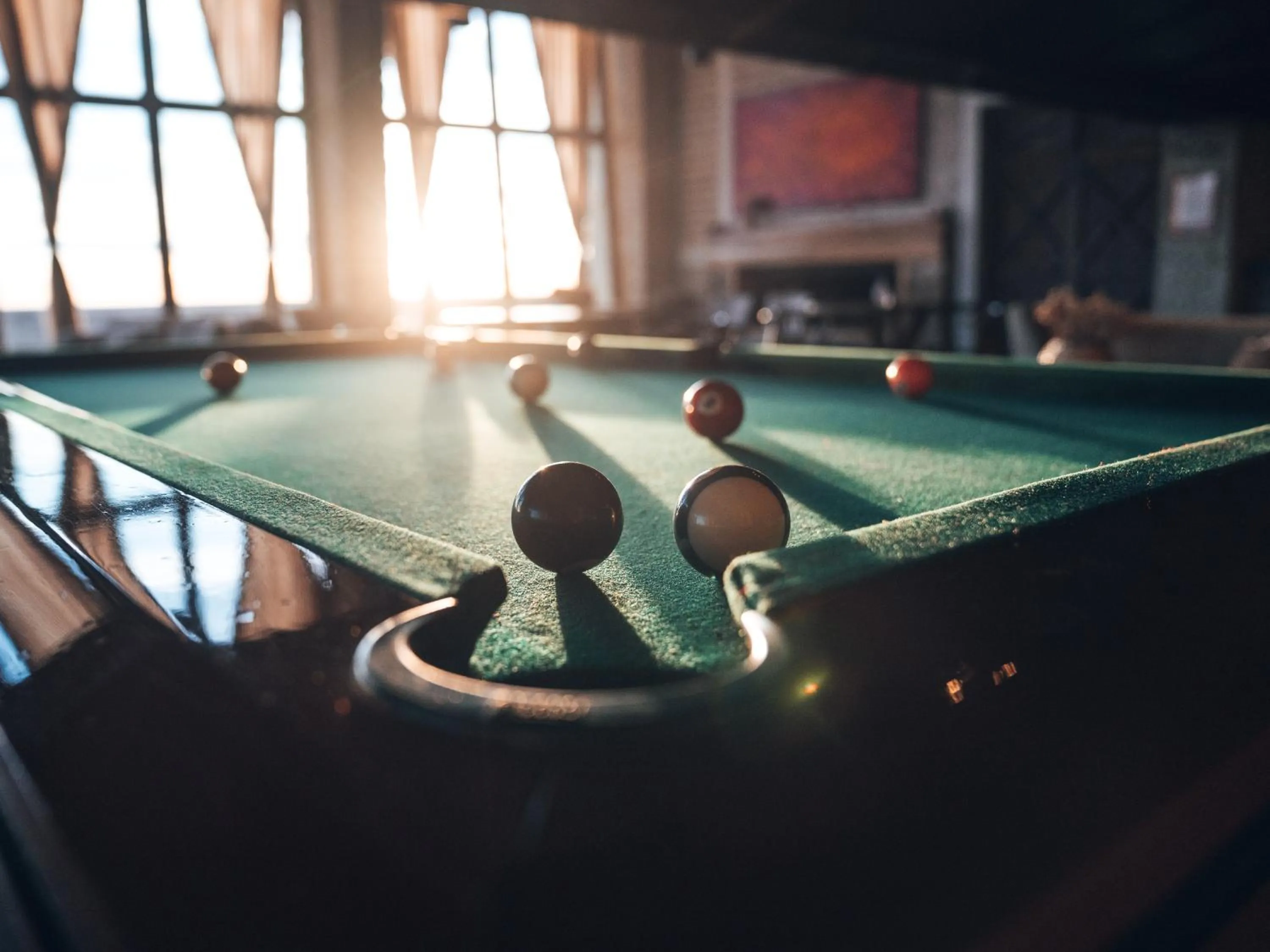 Billiard in Hotel Palacio de Sal