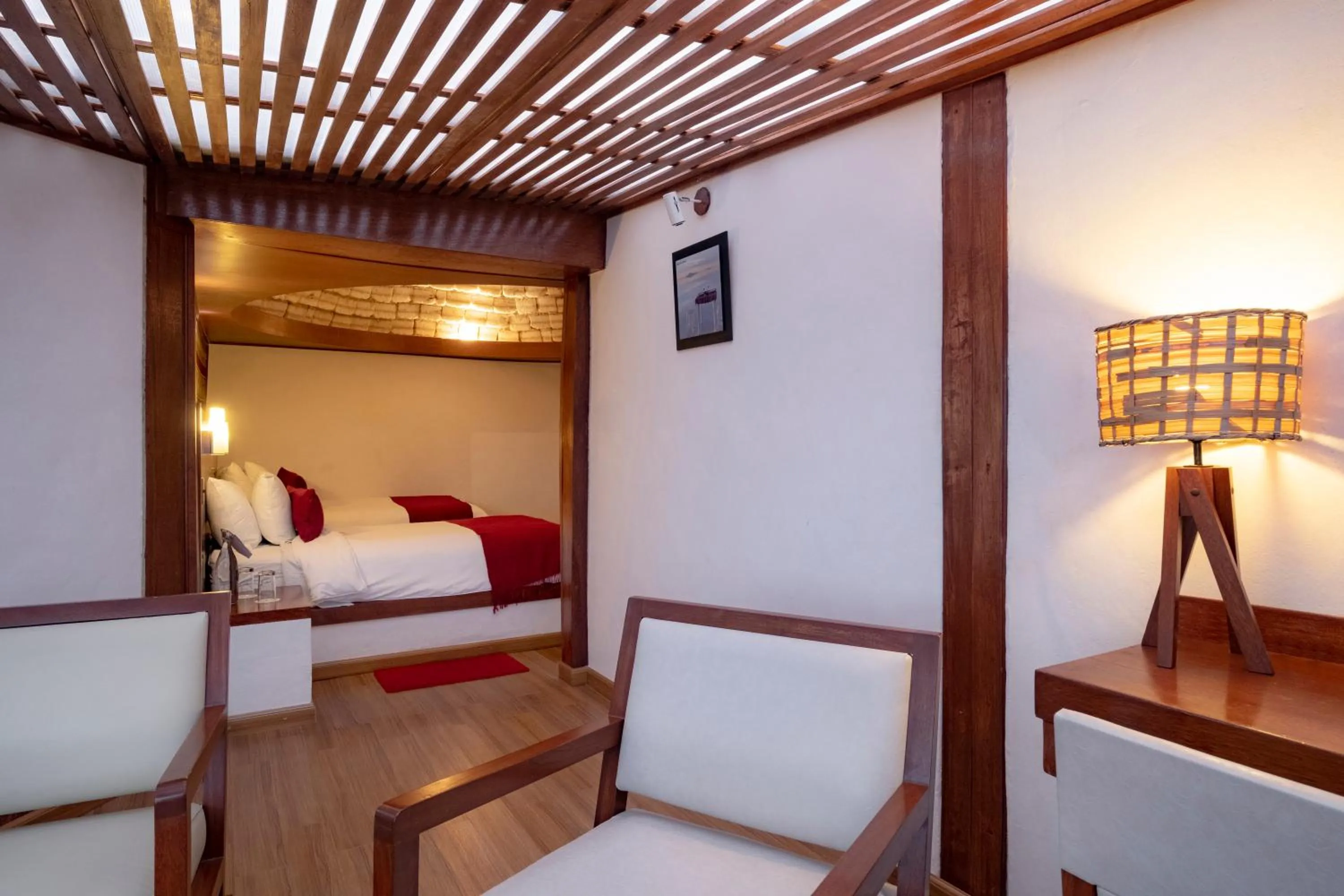 Bedroom, Bed in Hotel Palacio de Sal