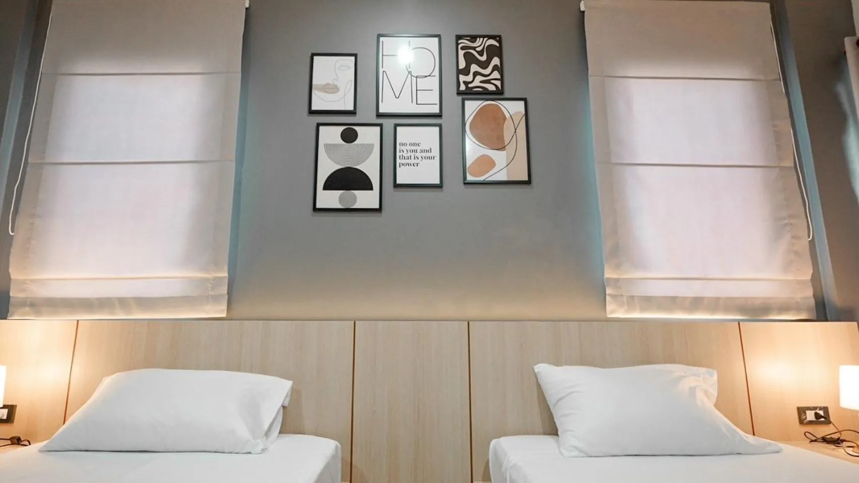 Bed in Boonsiri Boutique Hotel