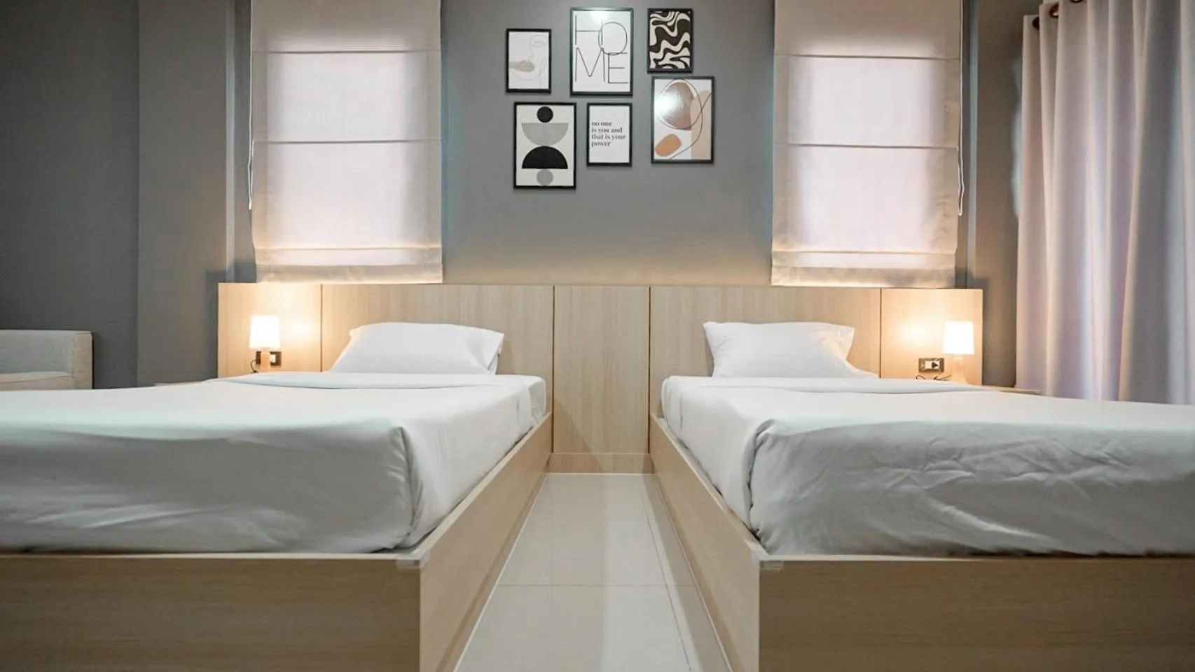 Bed in Boonsiri Boutique Hotel