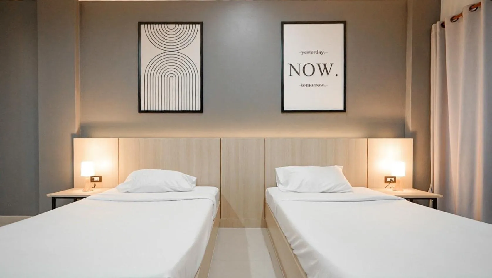 Bed in Boonsiri Boutique Hotel