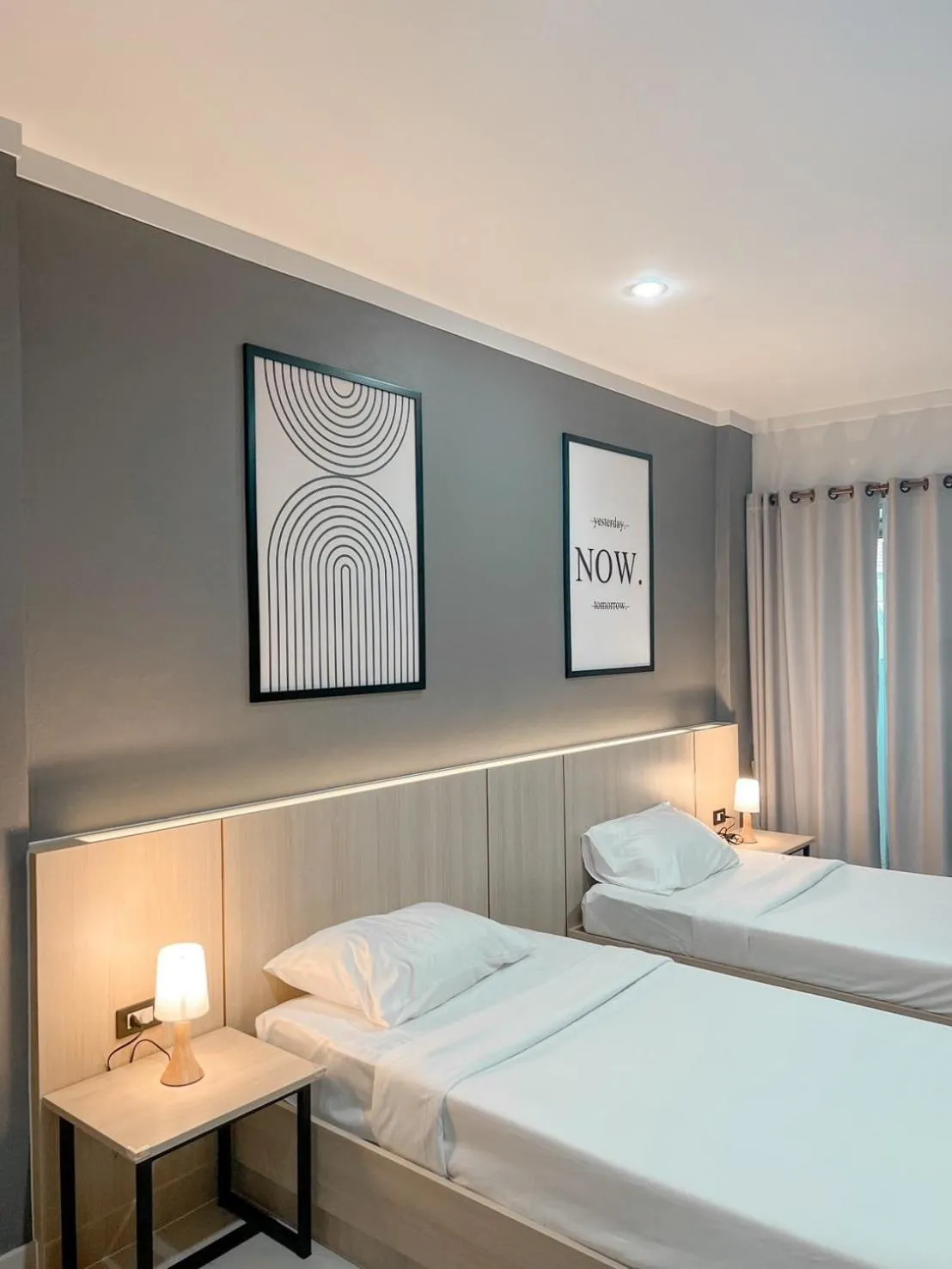 Bed in Boonsiri Boutique Hotel