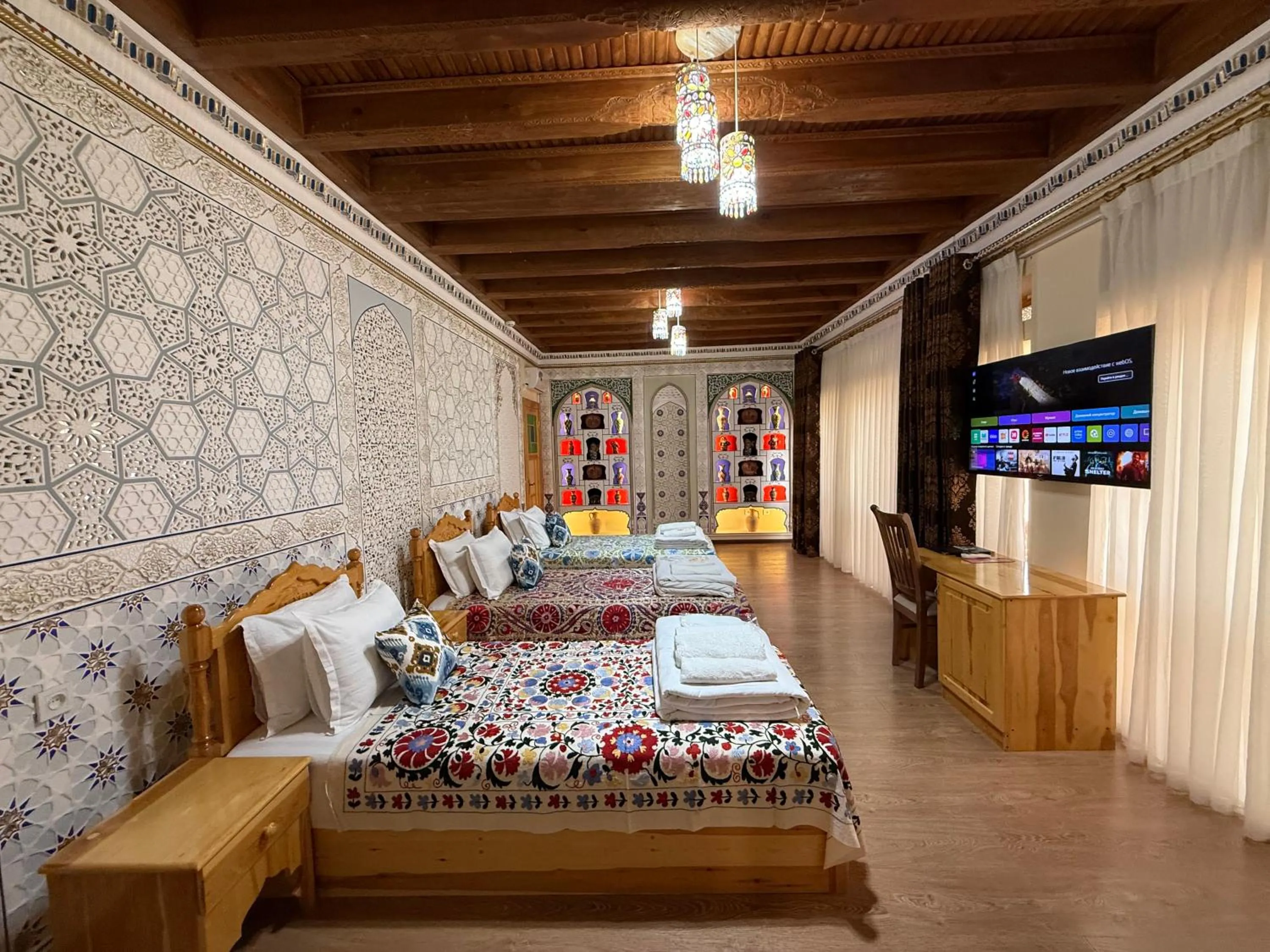 Bed in Basilic Boutique Hotel