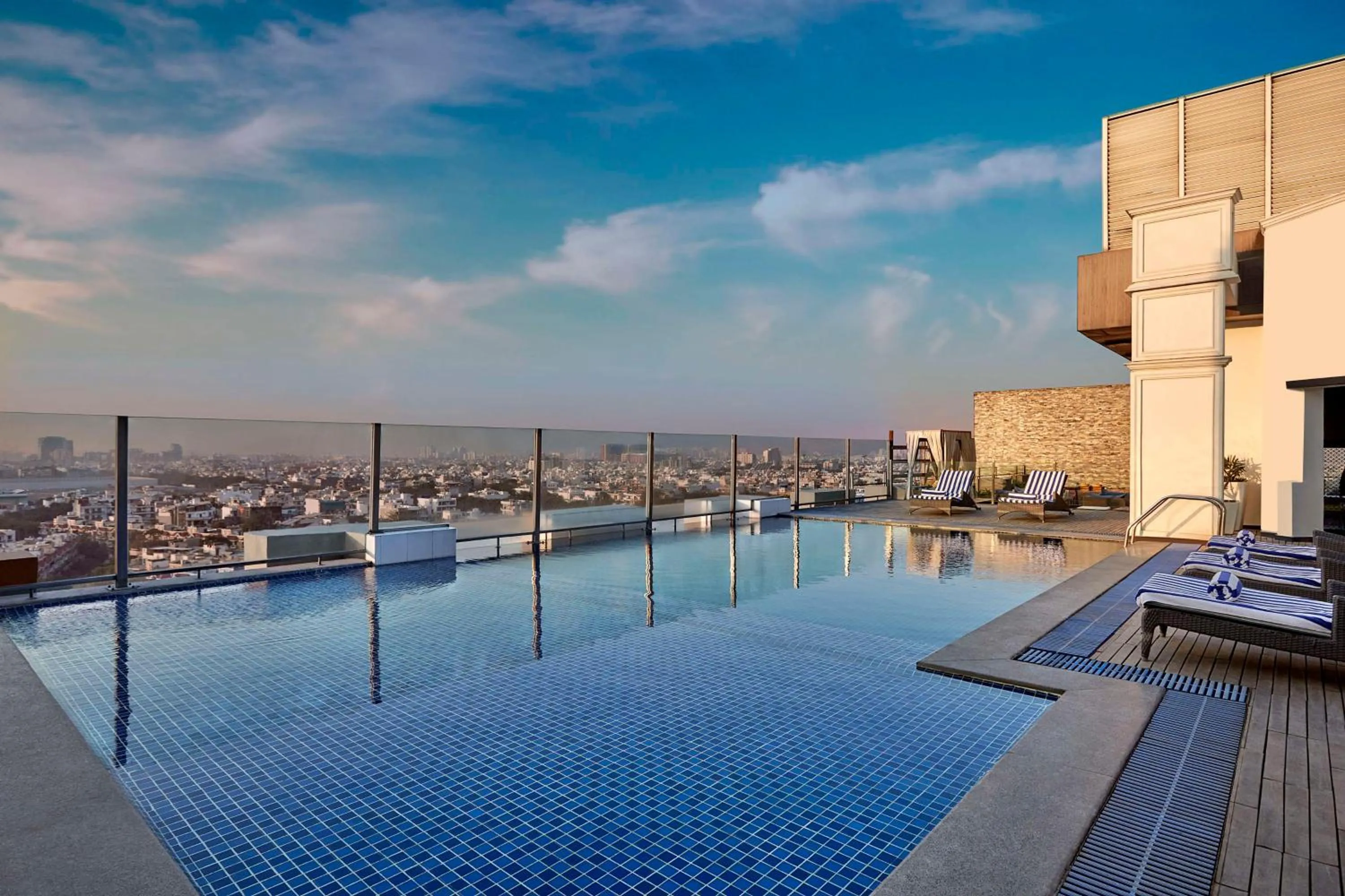 Pool view in DoubleTree by Hilton Gurugram Baani Square
