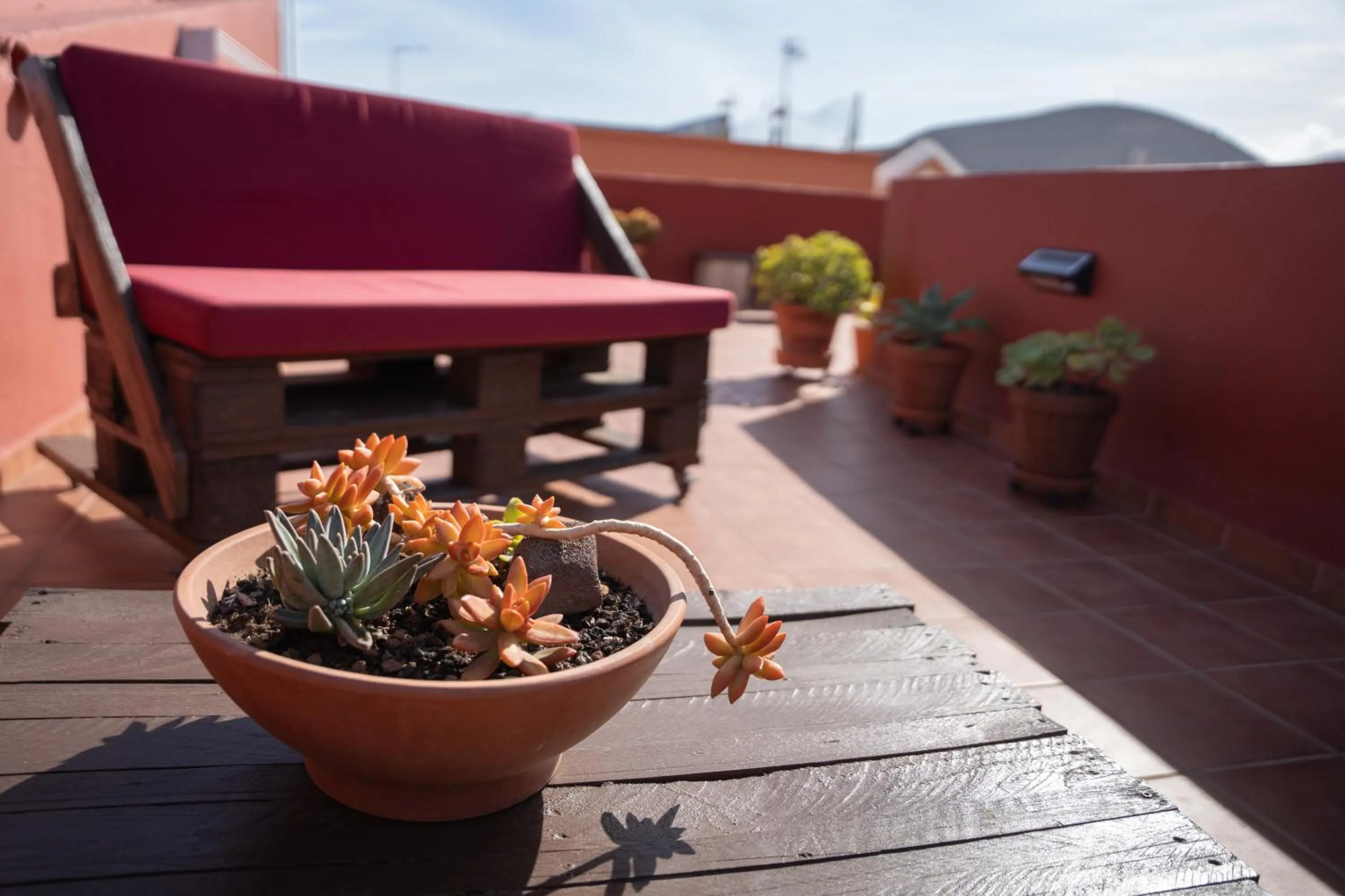 Patio in Tabaiba Guesthouse