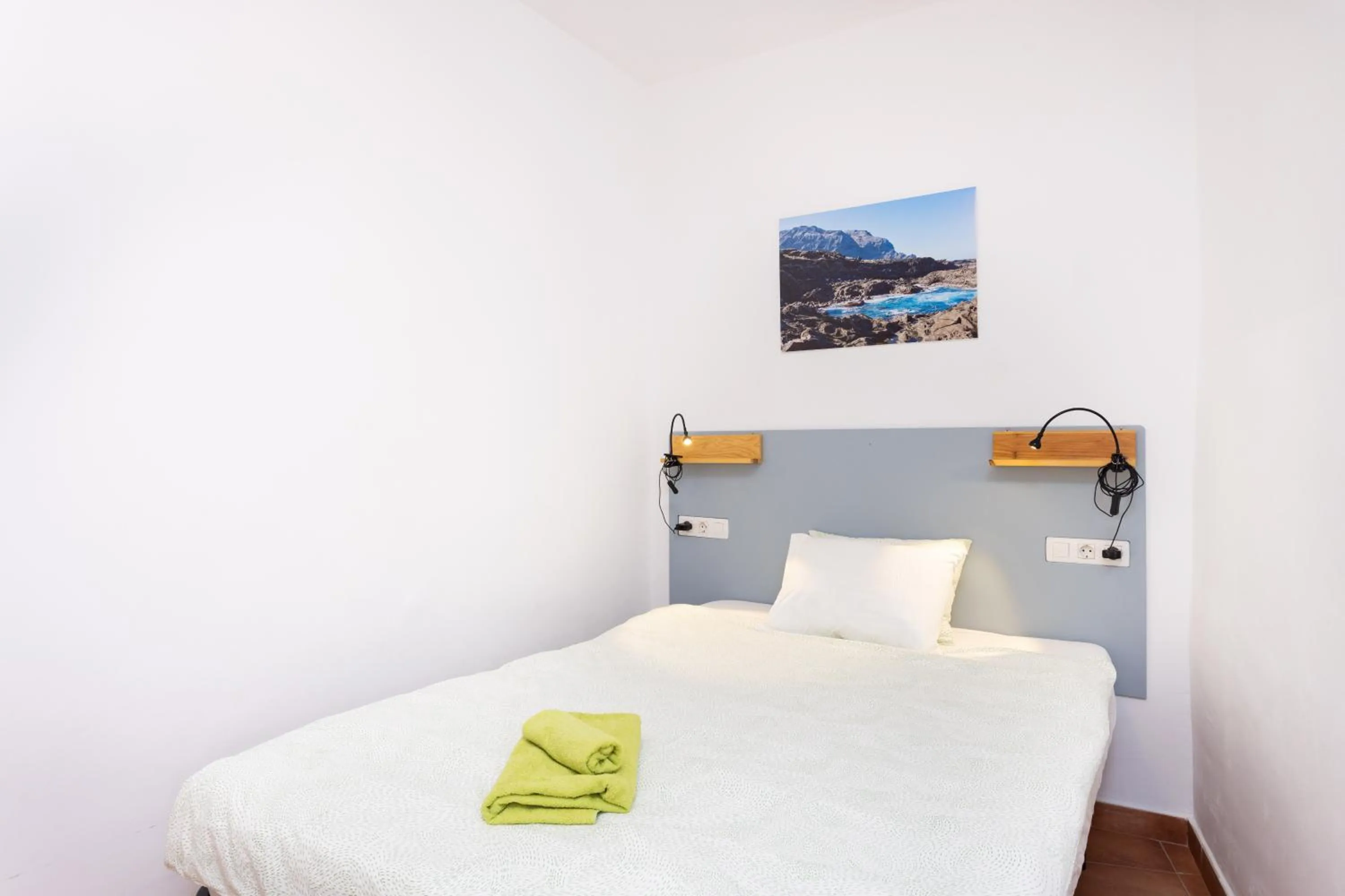 Bed in Tabaiba Guesthouse