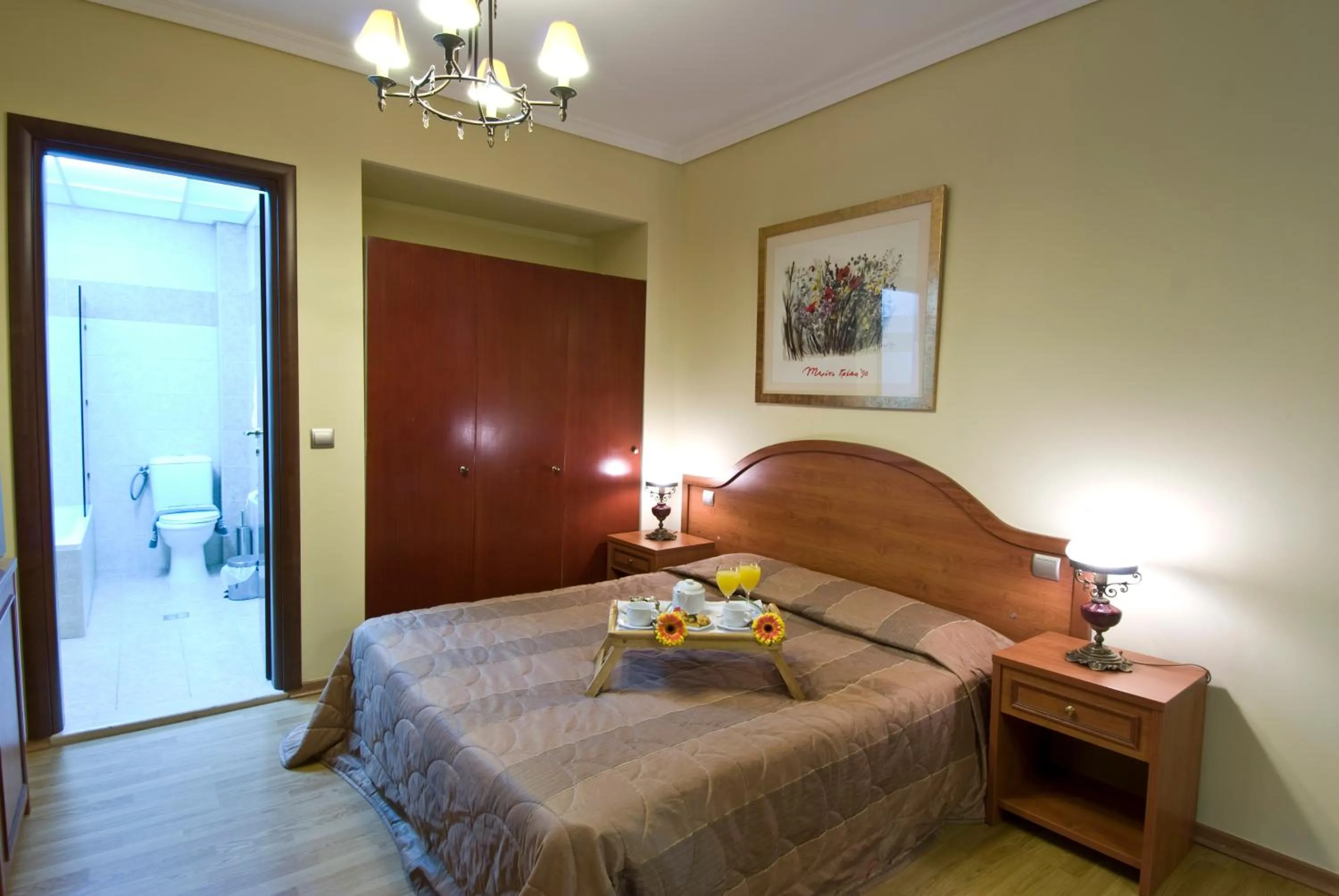 Bed in Villa Elia