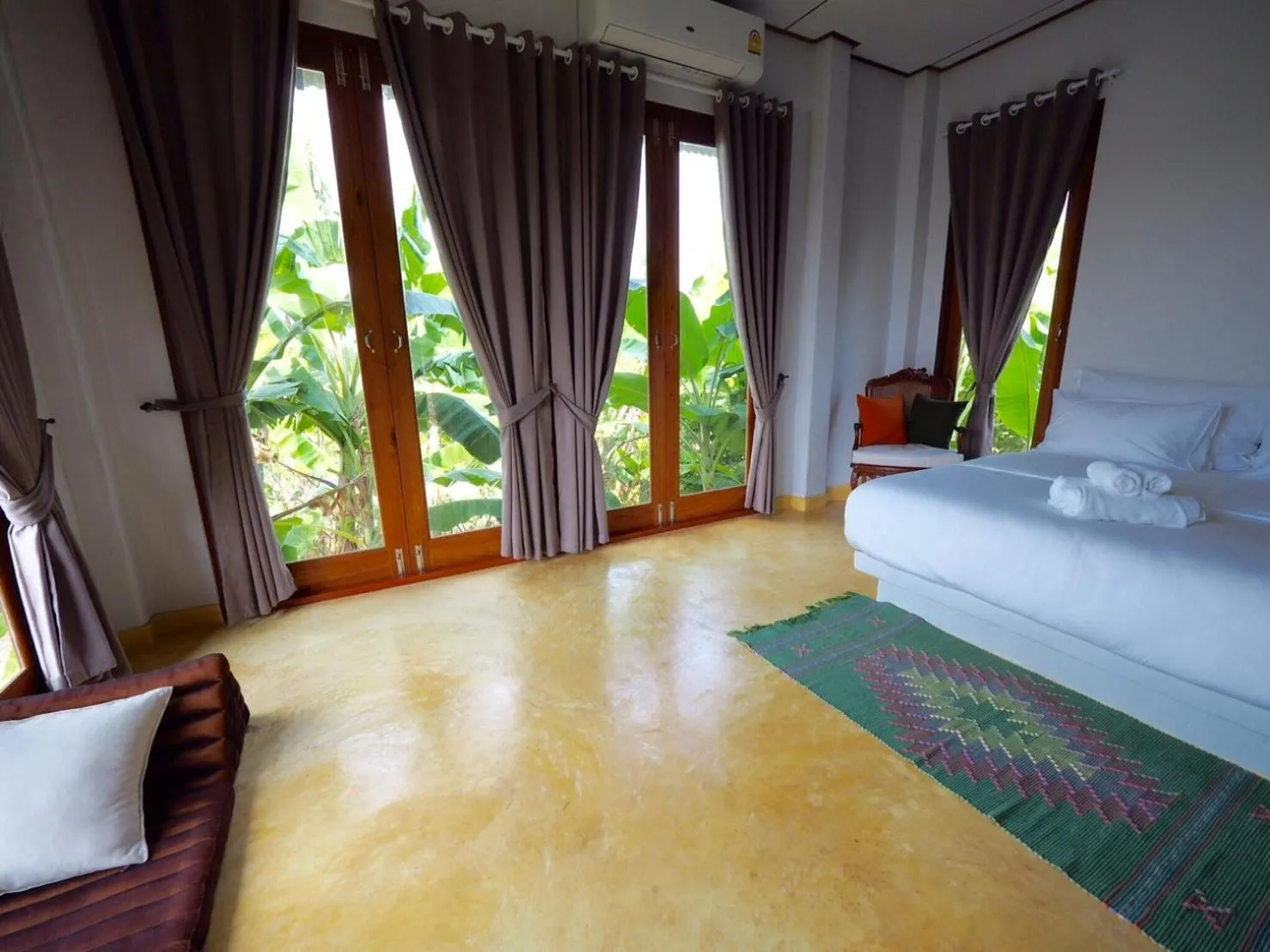 Bedroom, Bed in BaanSuk Sukhothai Resort